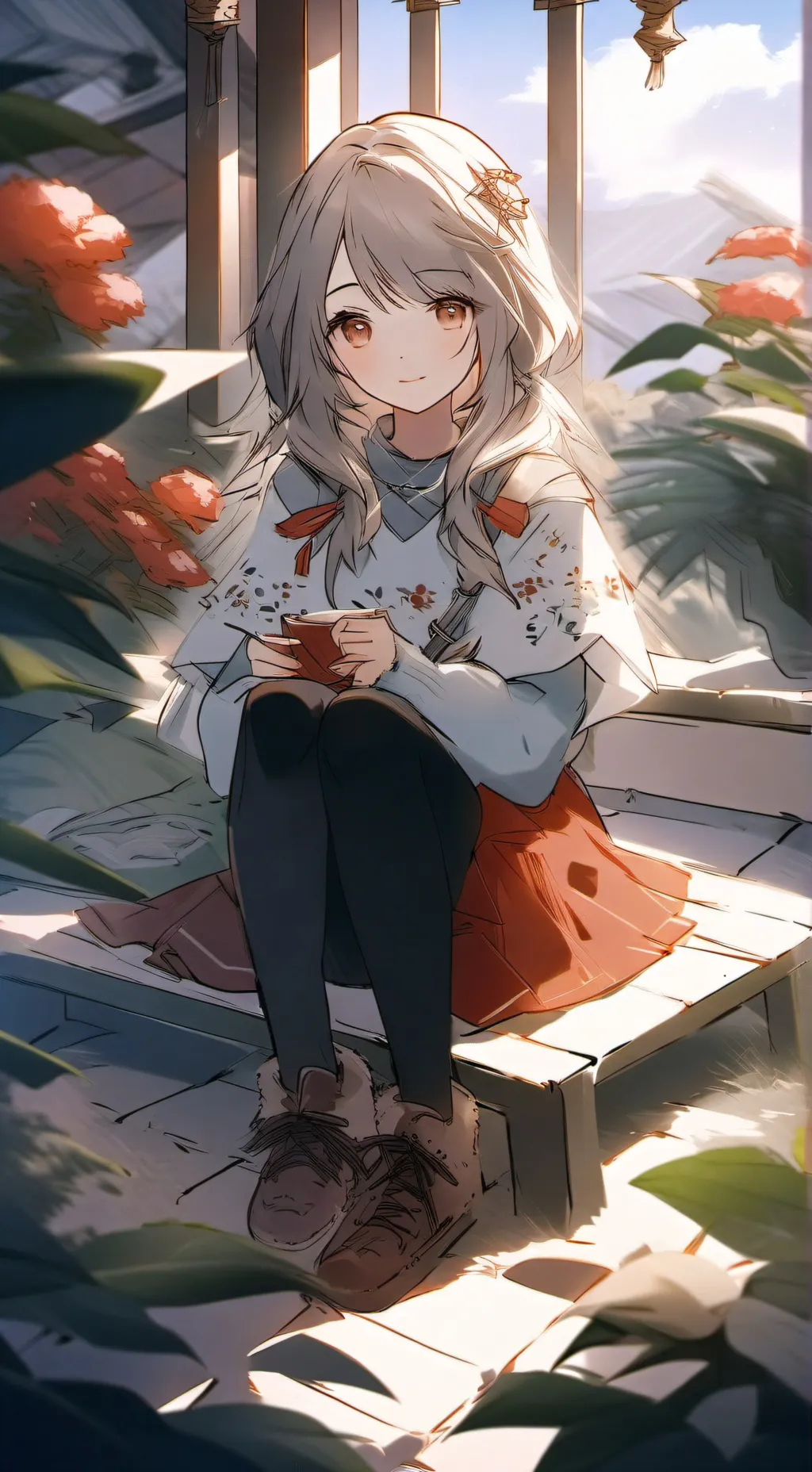 ai character: Аня background