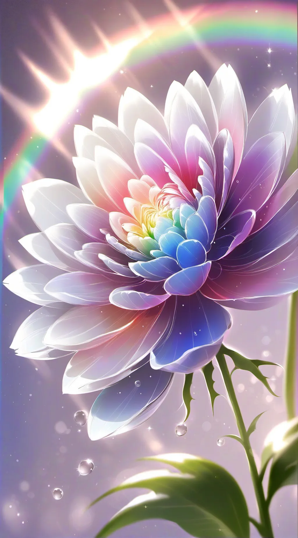 ai character: 🌙•Moonflower•🌼 background