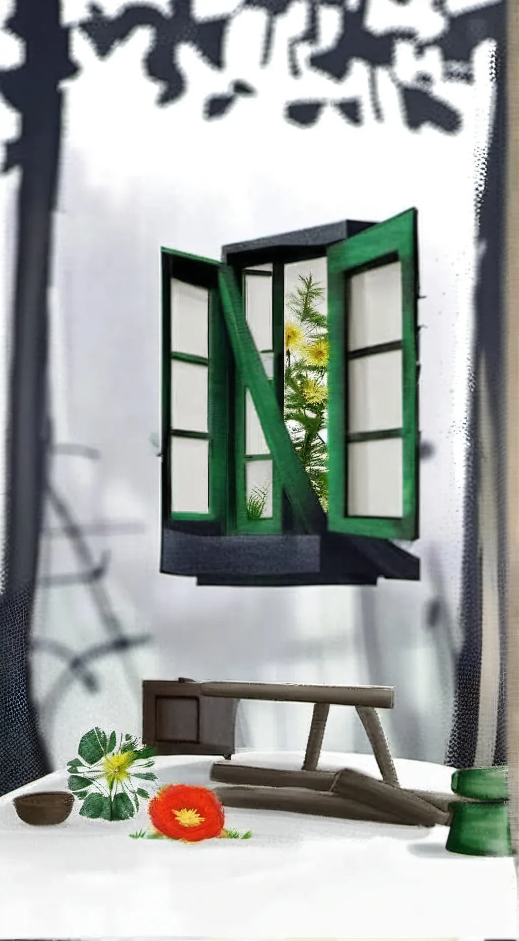 ai character: BFDI X DW!  background