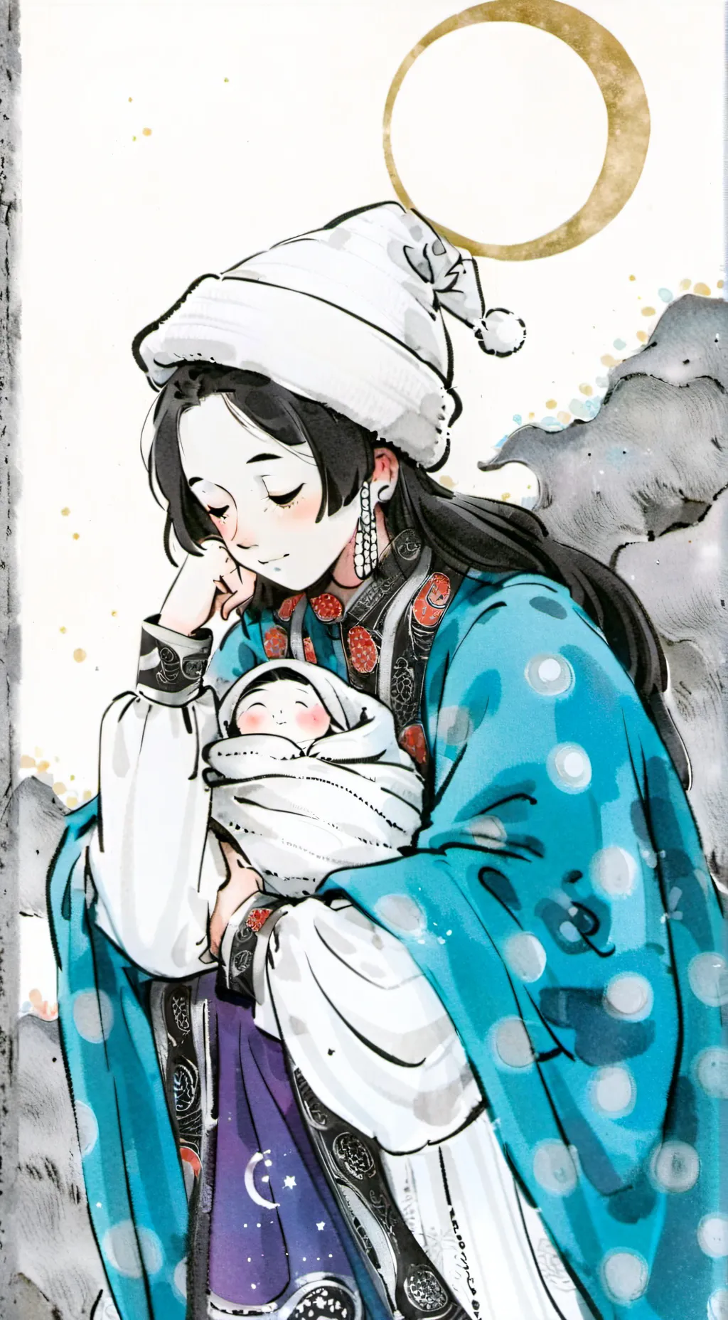 ai character: ~°Dw°~ background