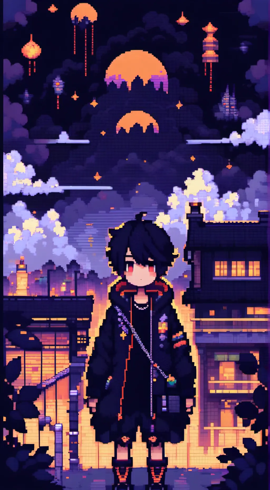 ai character: Sleepover background