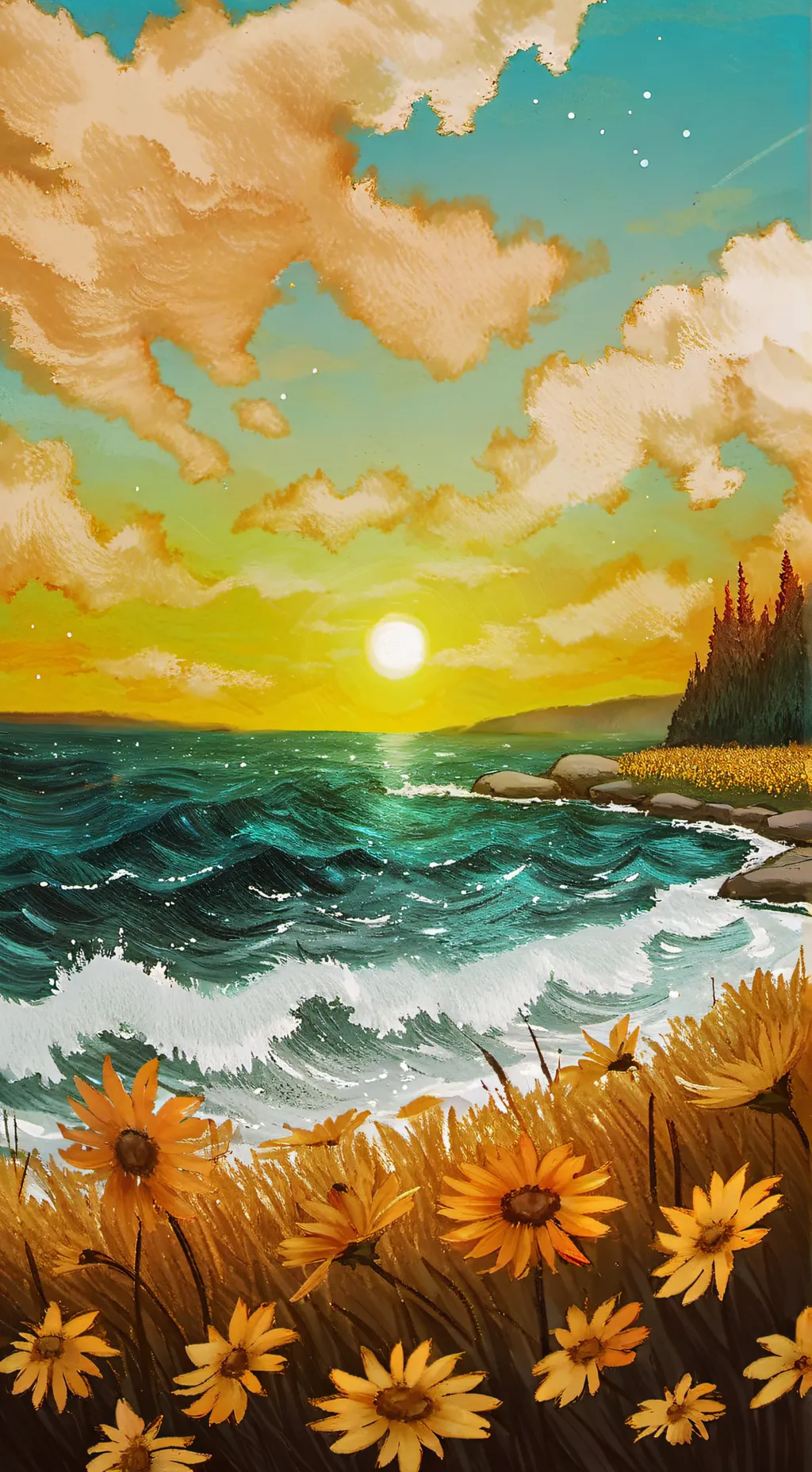 ai character: 💛 background