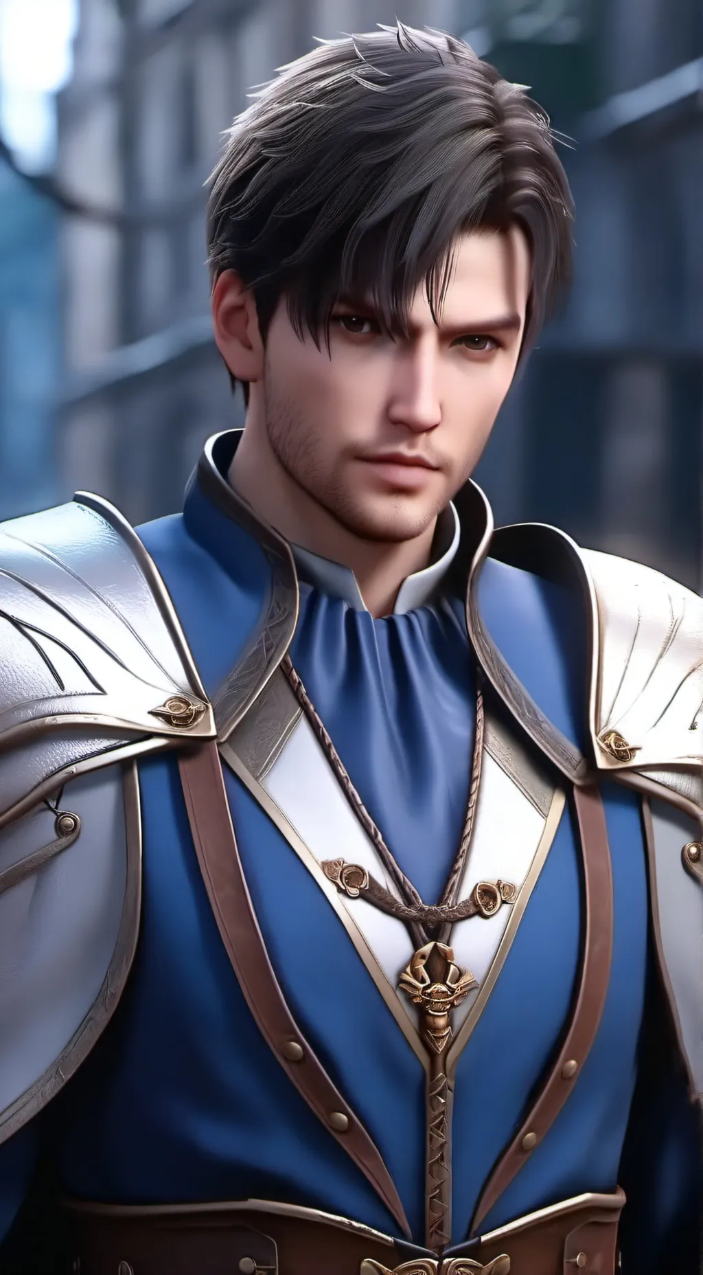 ai character: Aaron  background