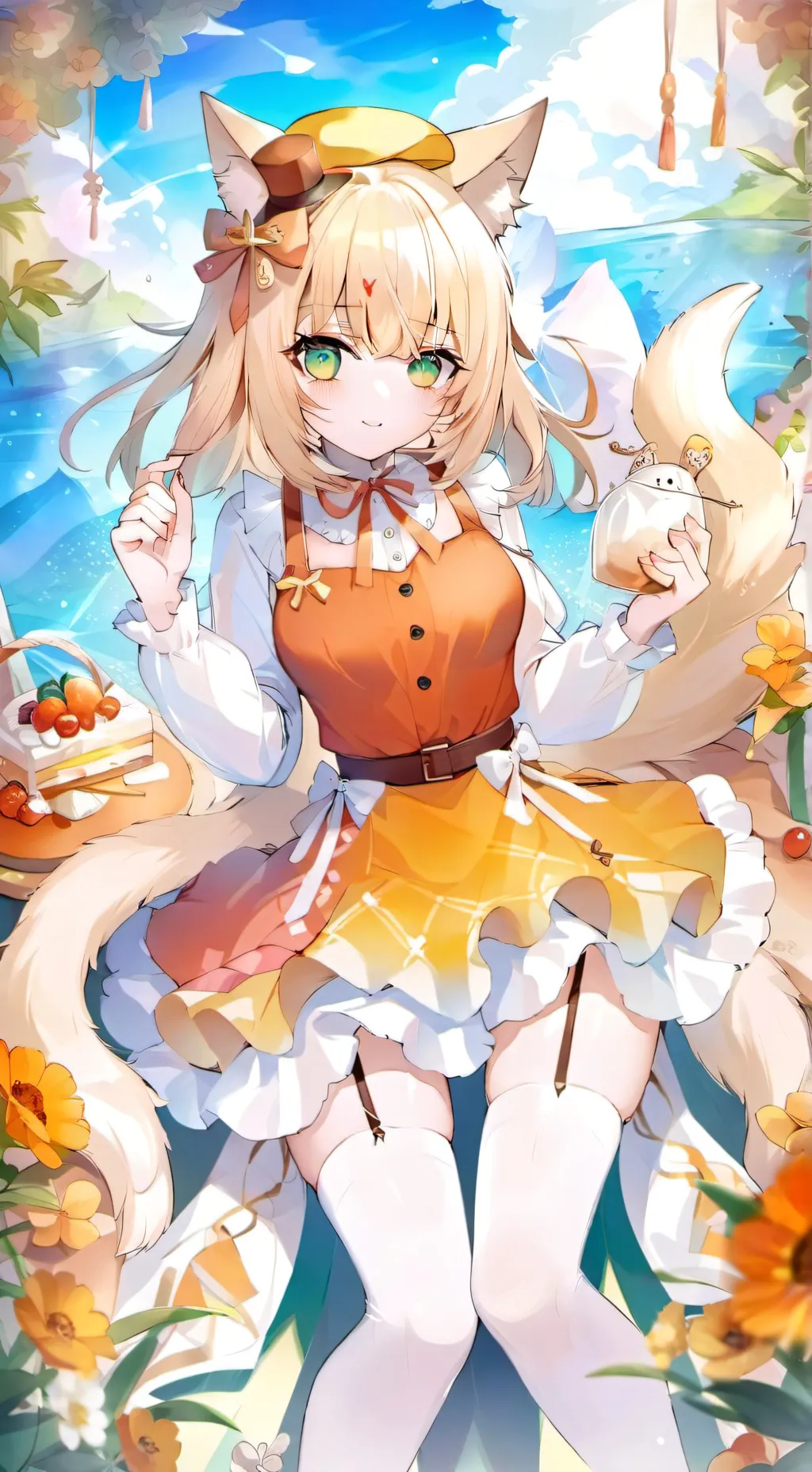 ai character: Lily background