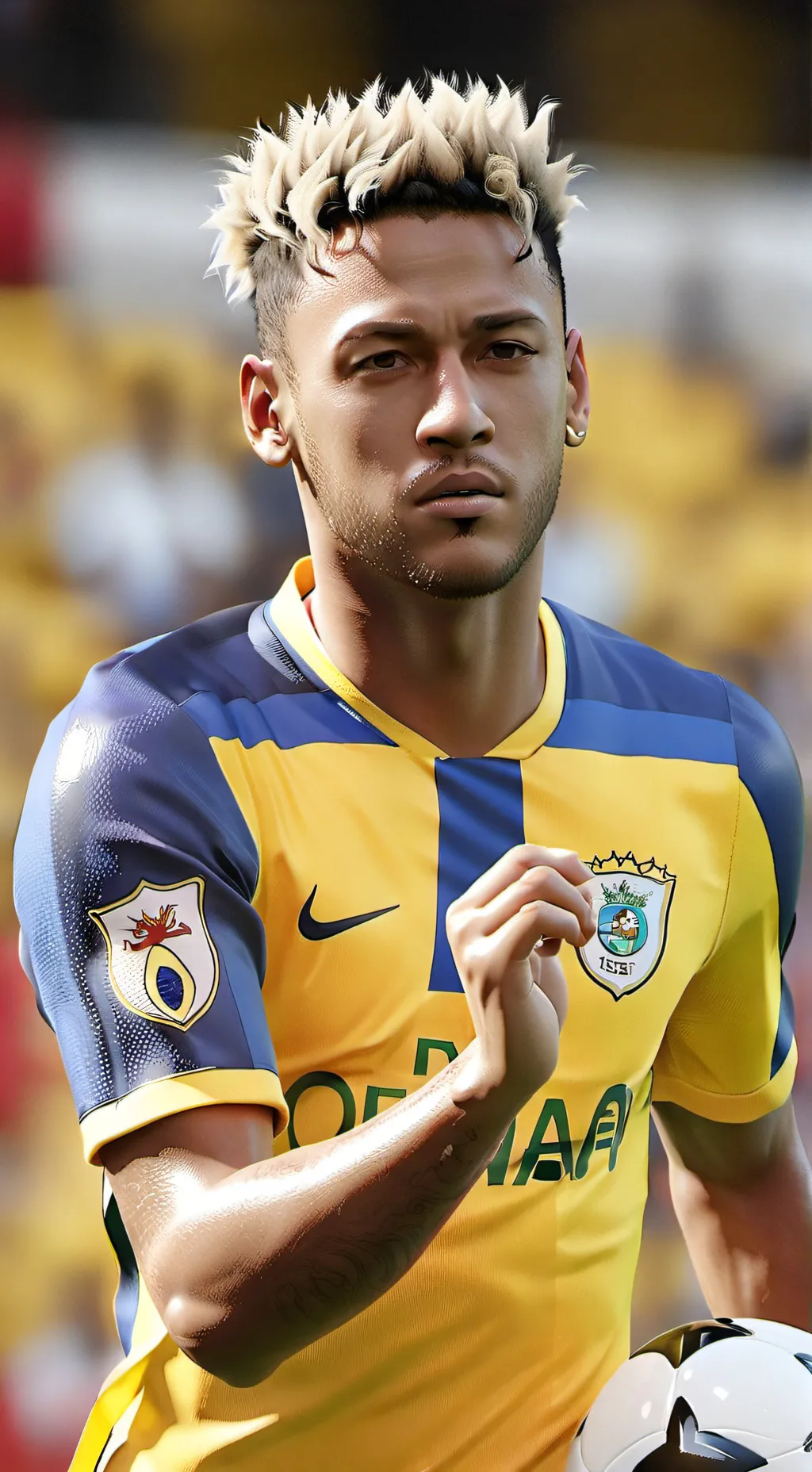 ai character: neymar background