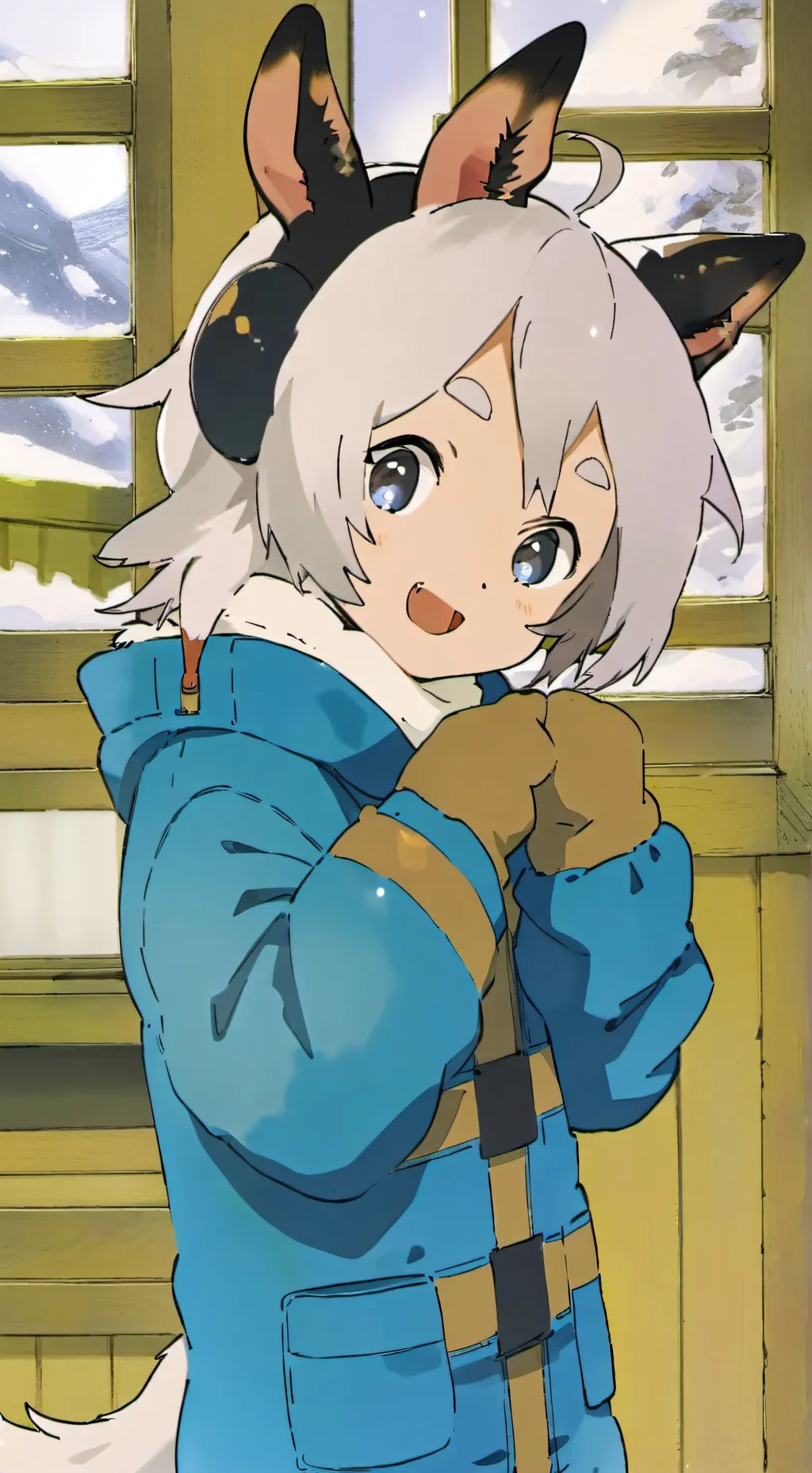 ai character: Neko Goaty Furry background