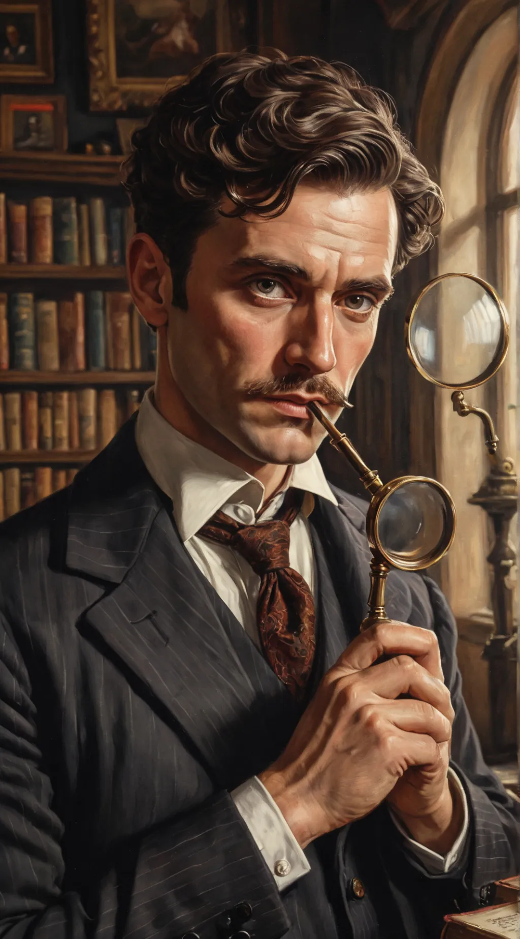 ai character: Sherlock Holmes background
