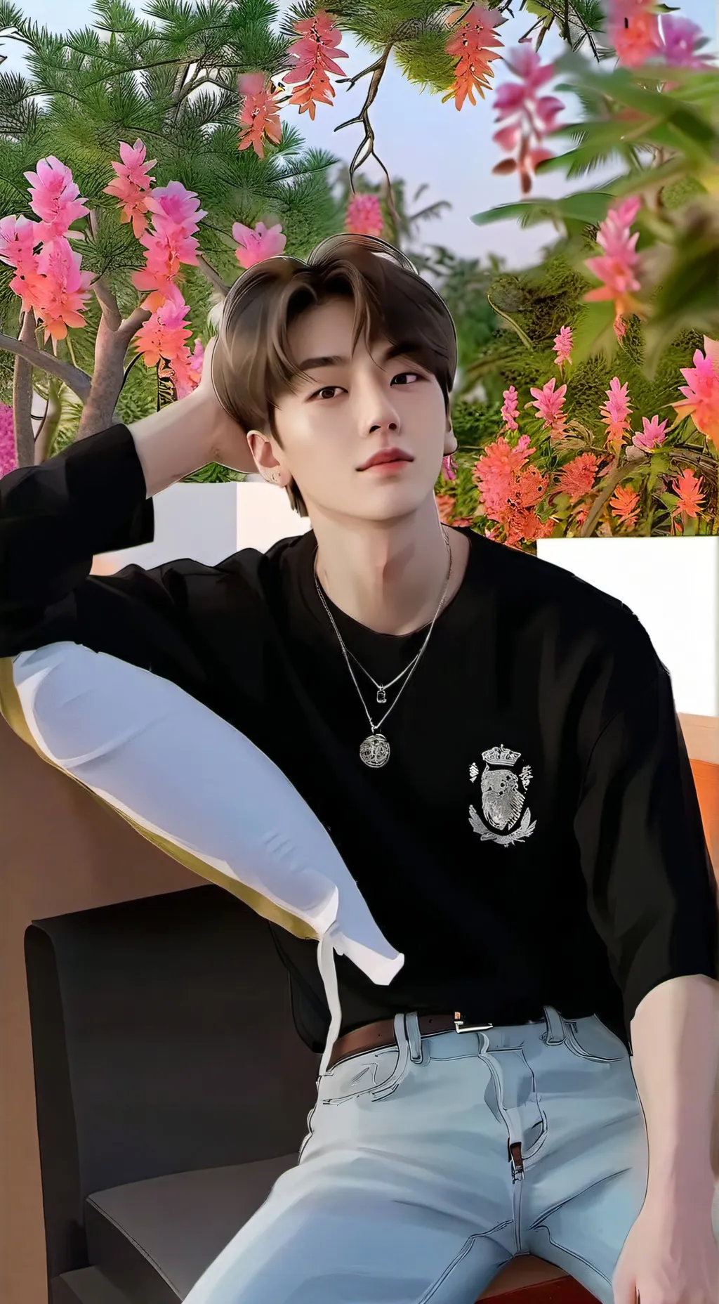 ai character: Stray Kids  background