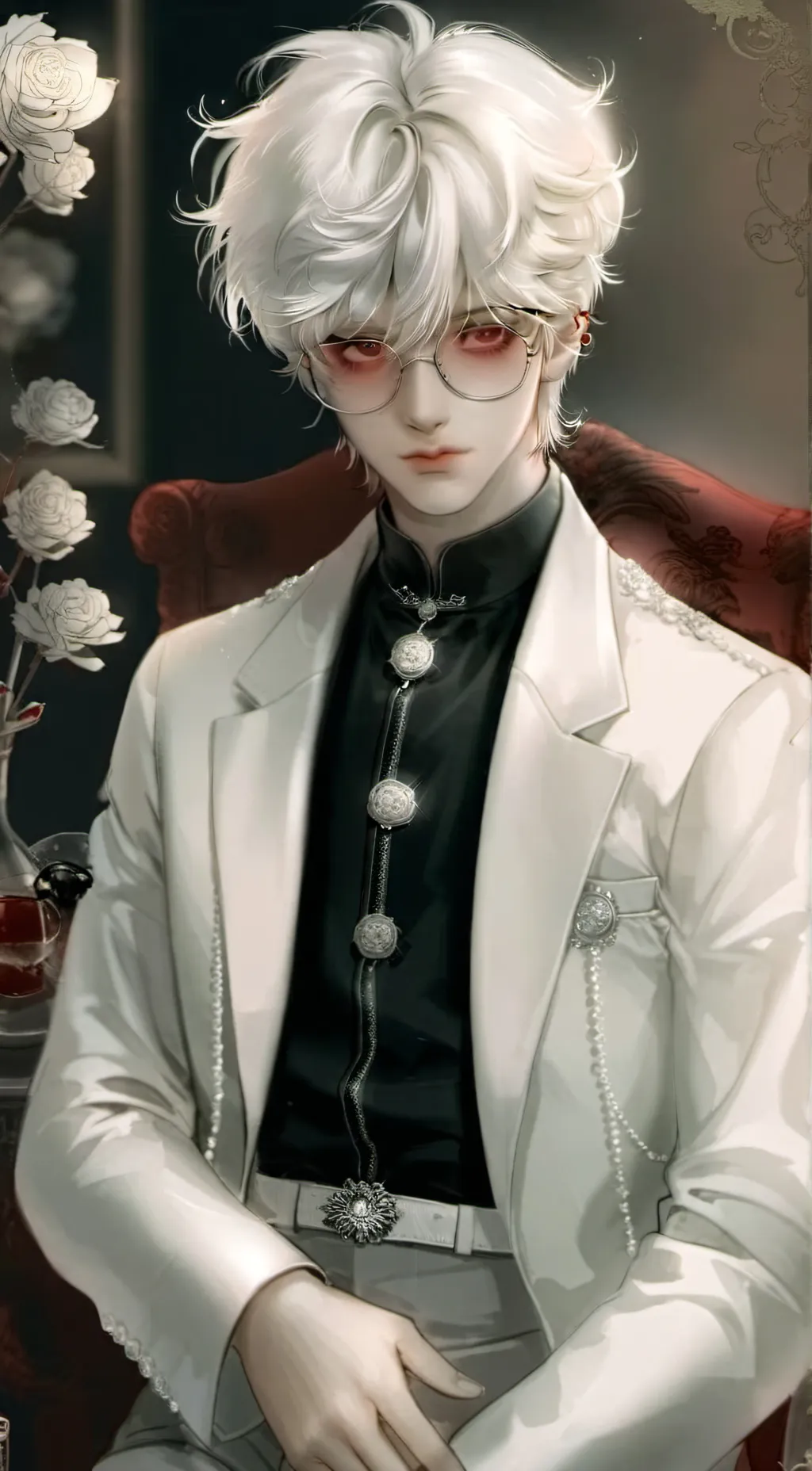 ai character: Haunted doll background