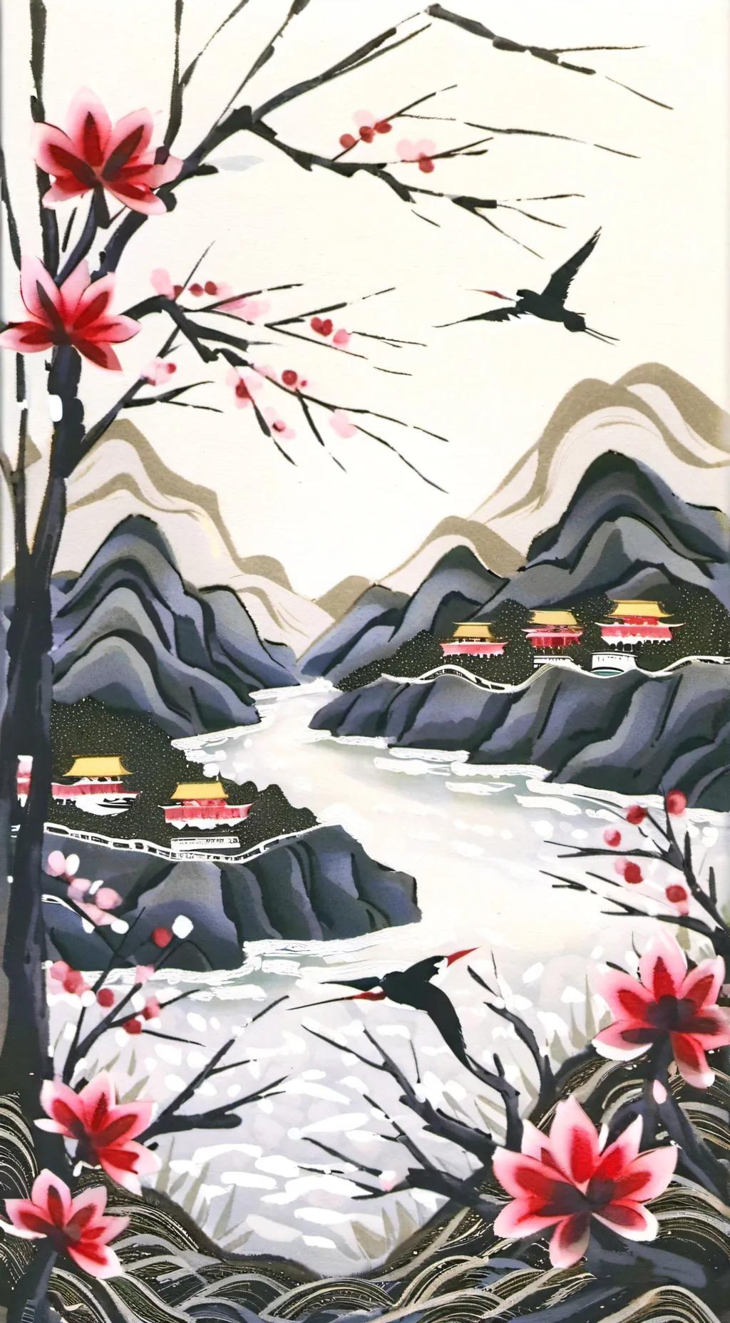 ai character: Fire ring:33 background