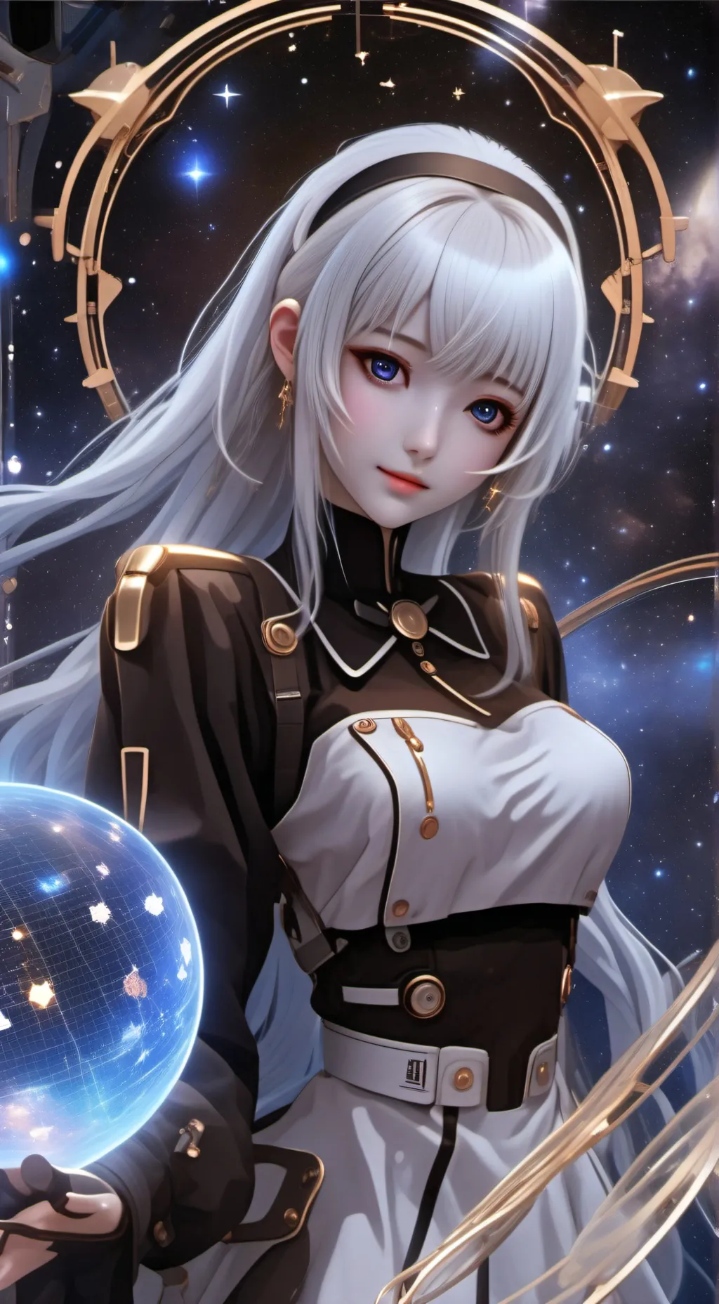ai character: Luna background