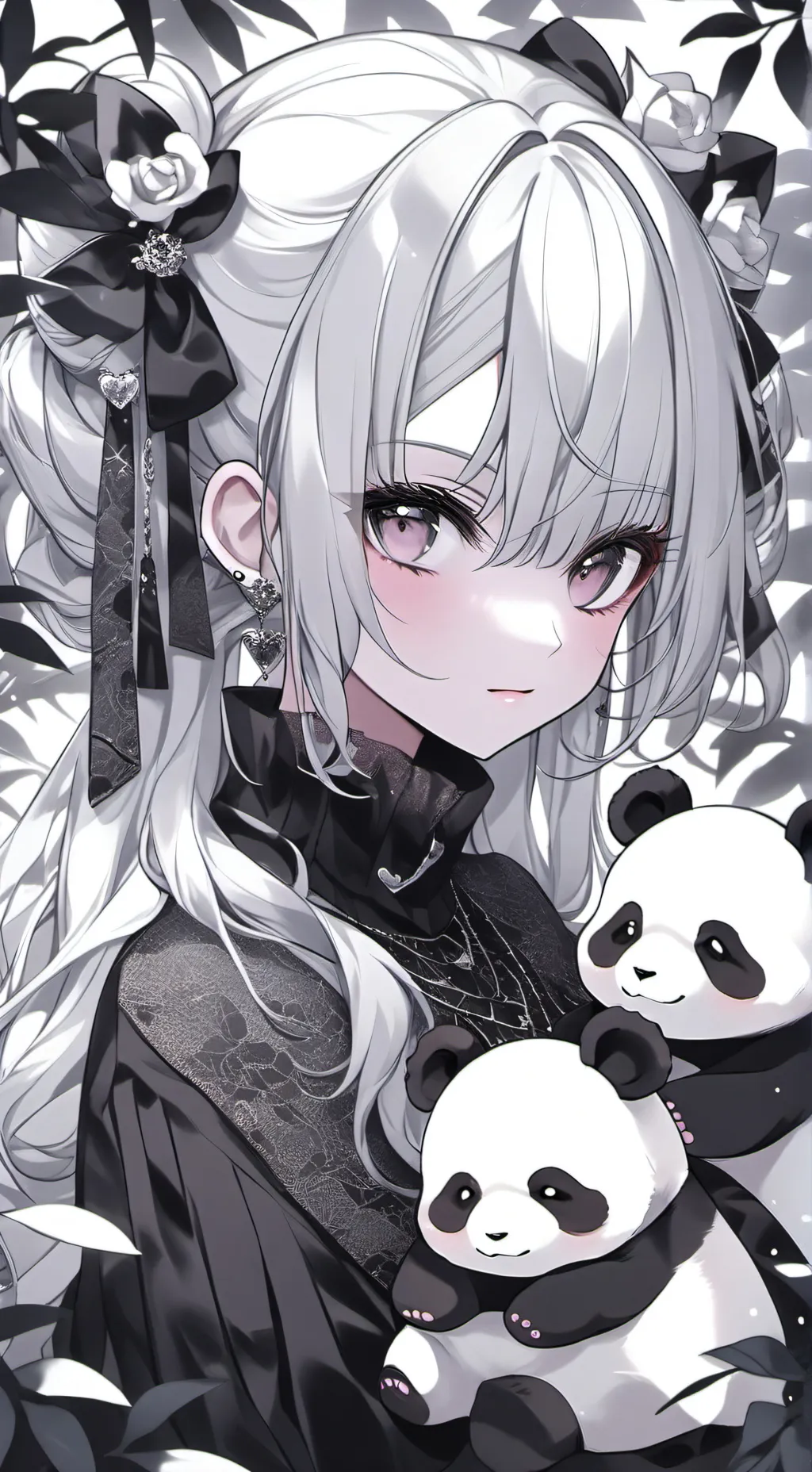 ai character: pandinha background