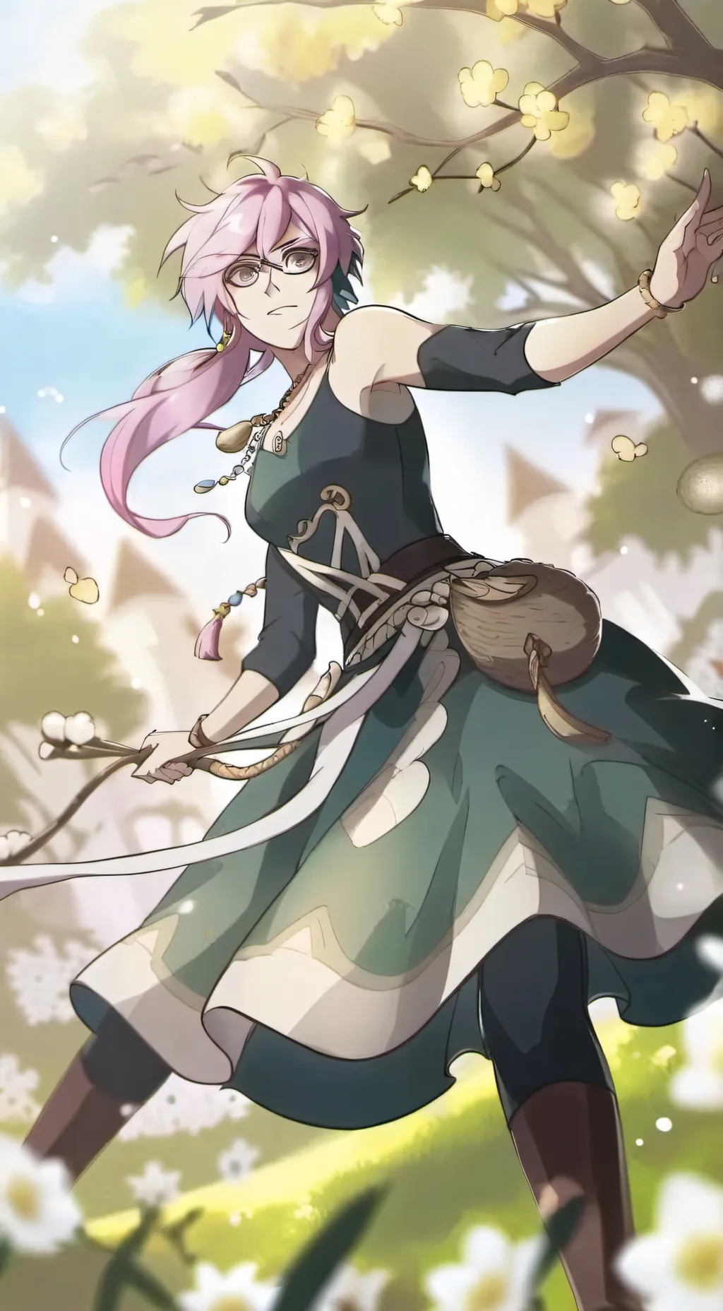 ai character: komi dosent talk background