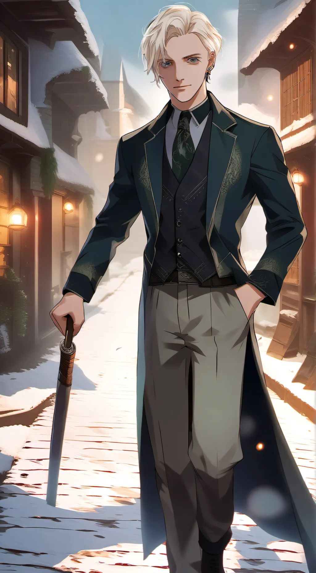 ai character: draco Malfoy background