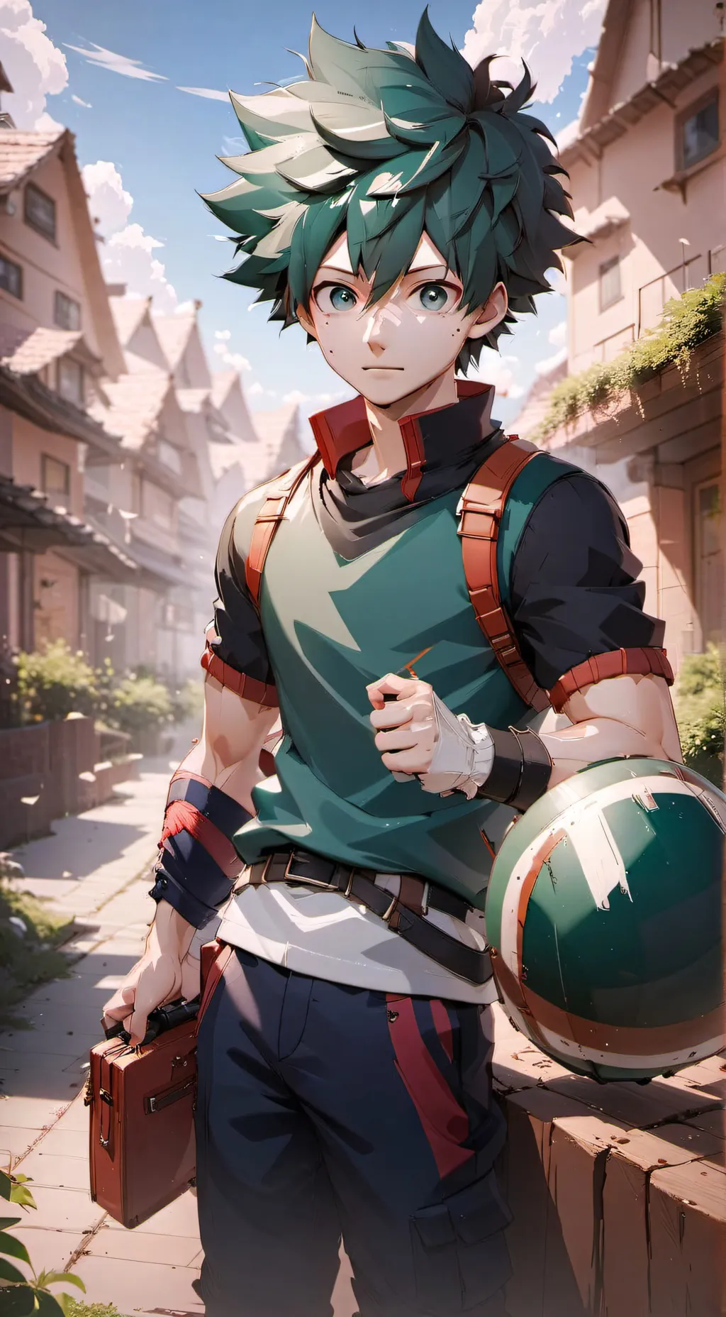 ai character: MHA fantasy rp background