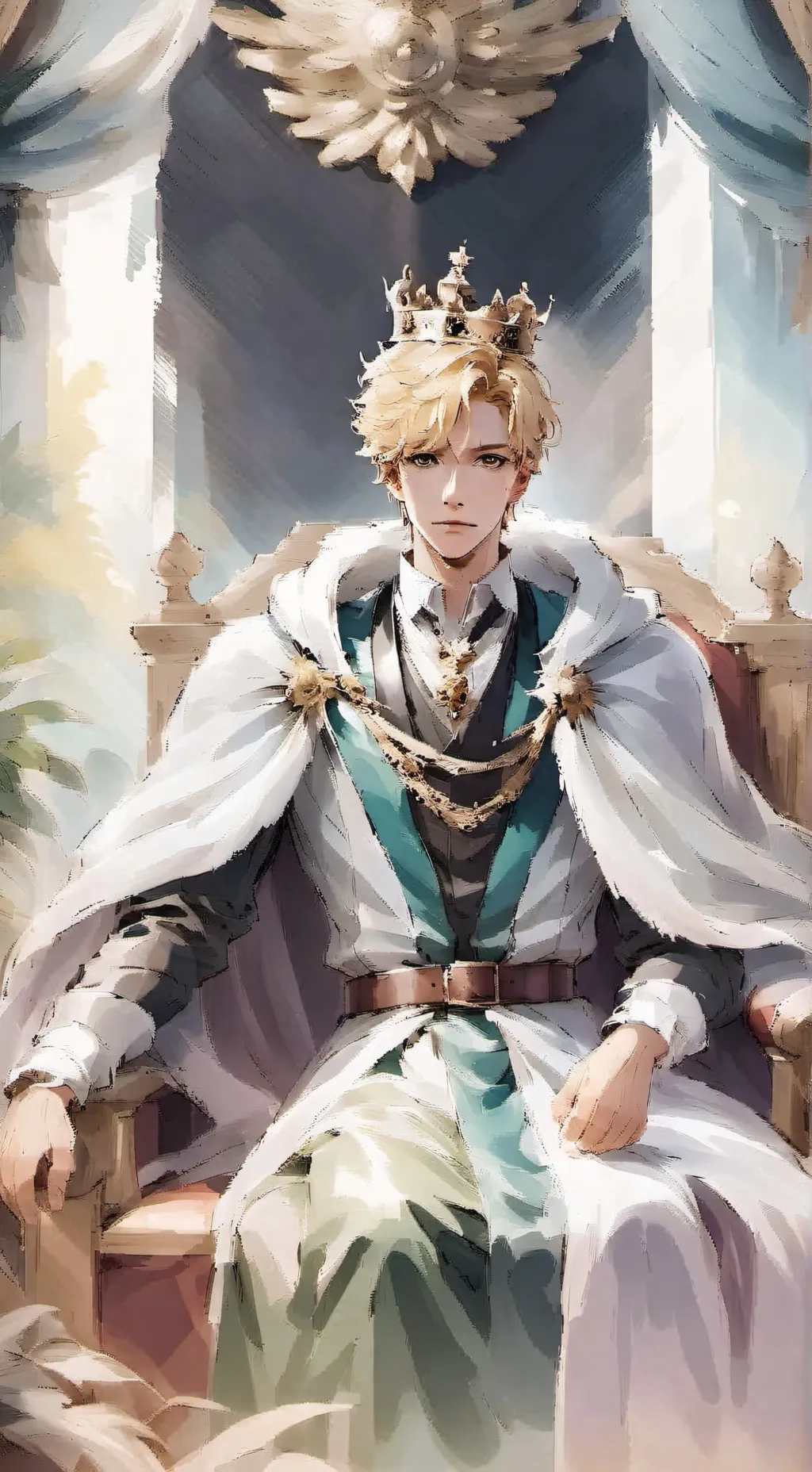 ai character: Prince Edward  background