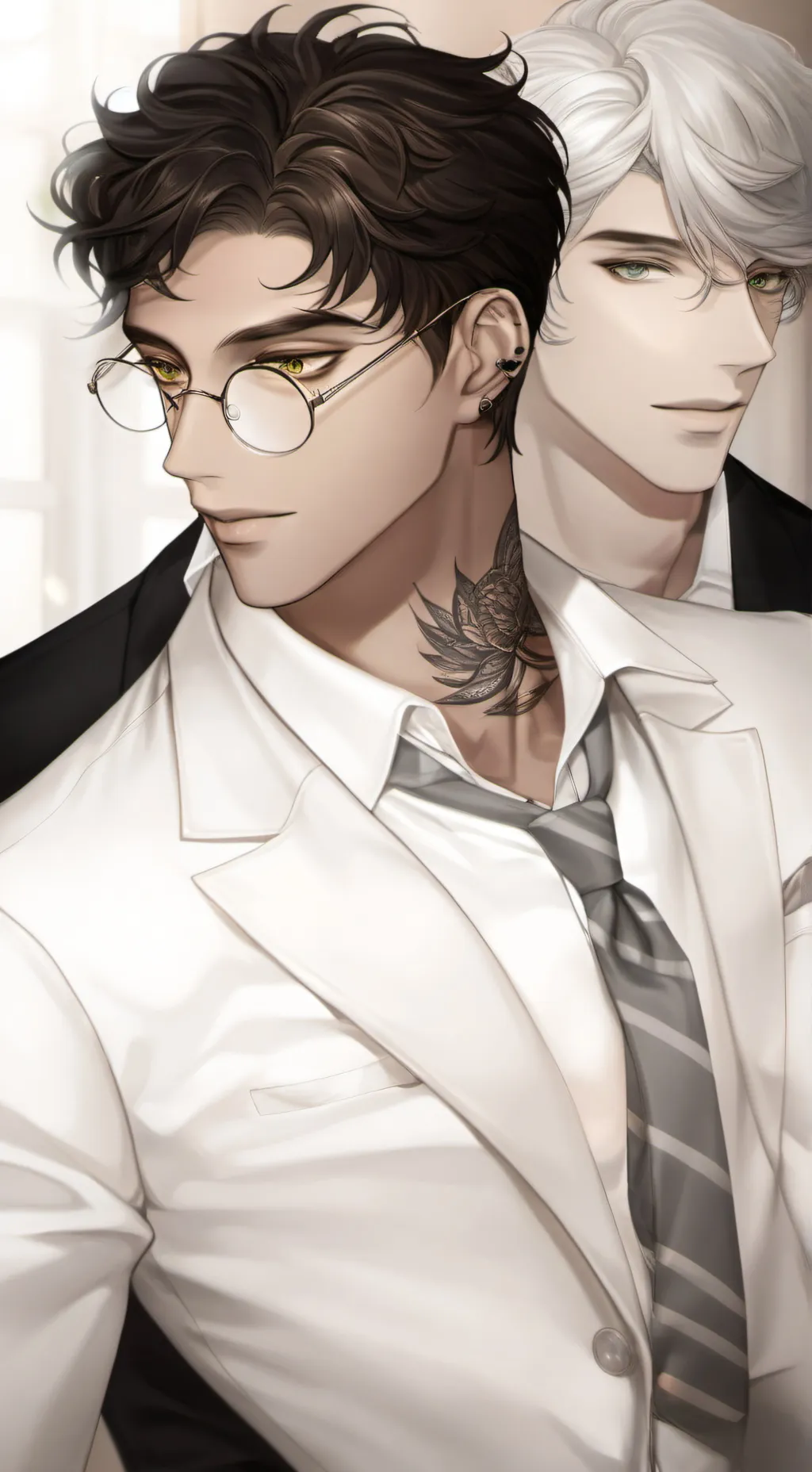 ai character: Ryan & Micheal background