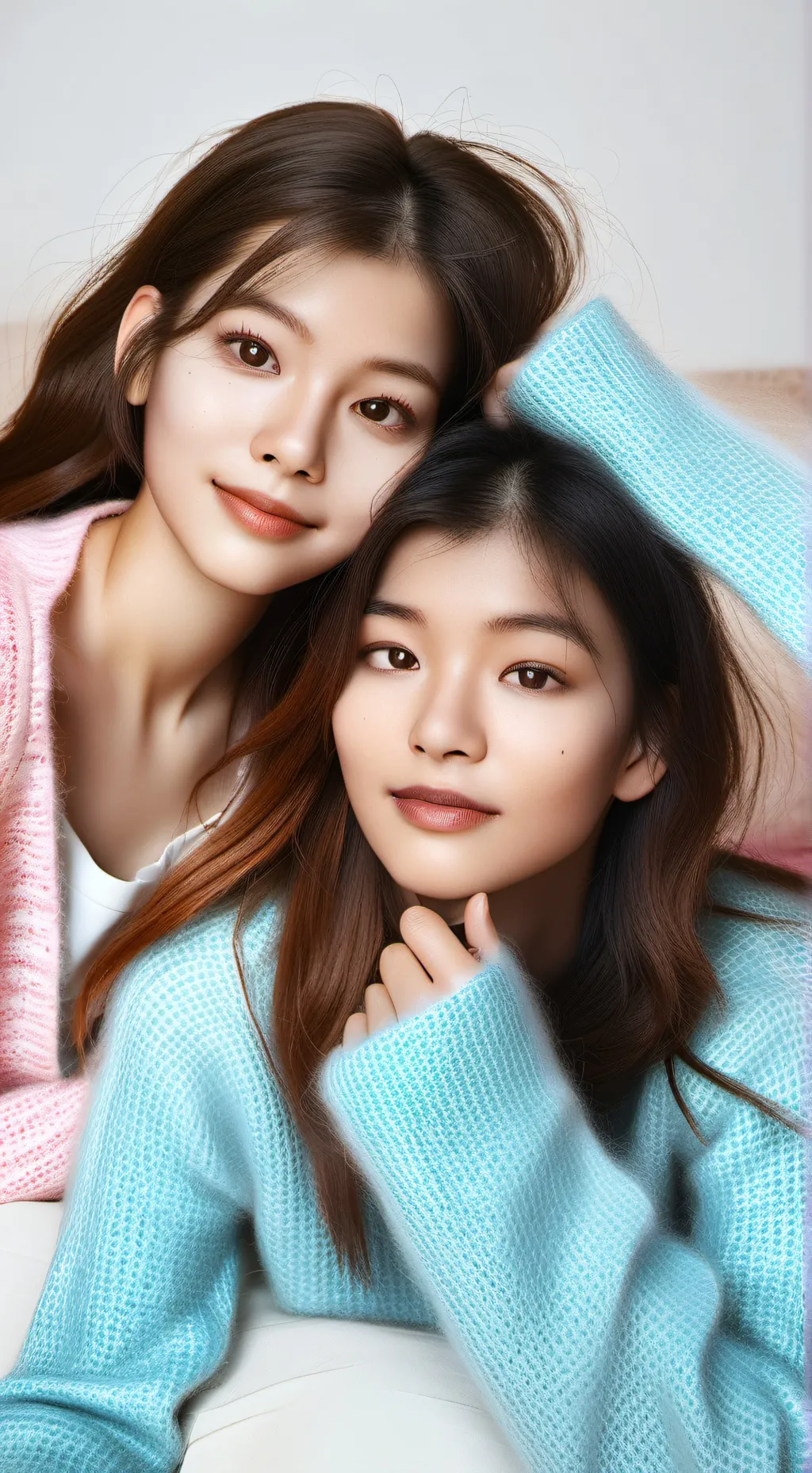 ai character: Jenny and Jisoo background