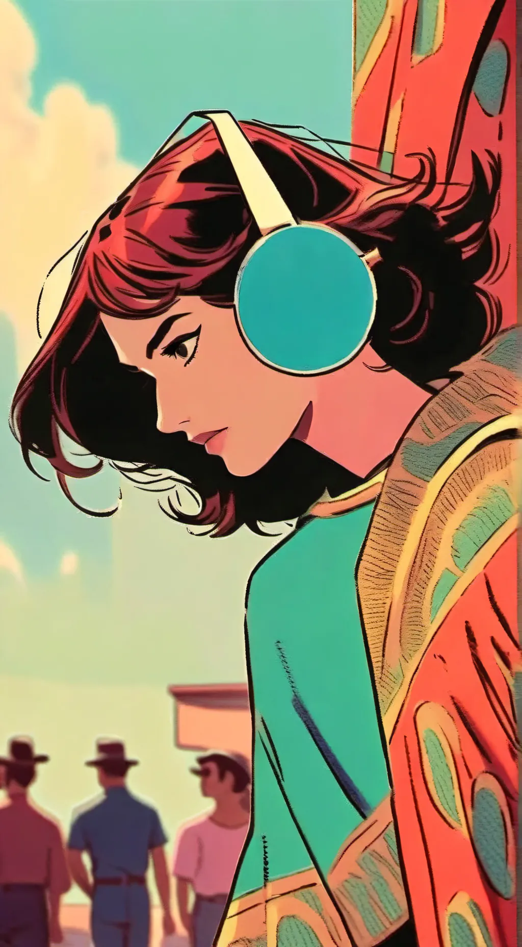 ai character: Sprunki Ships background