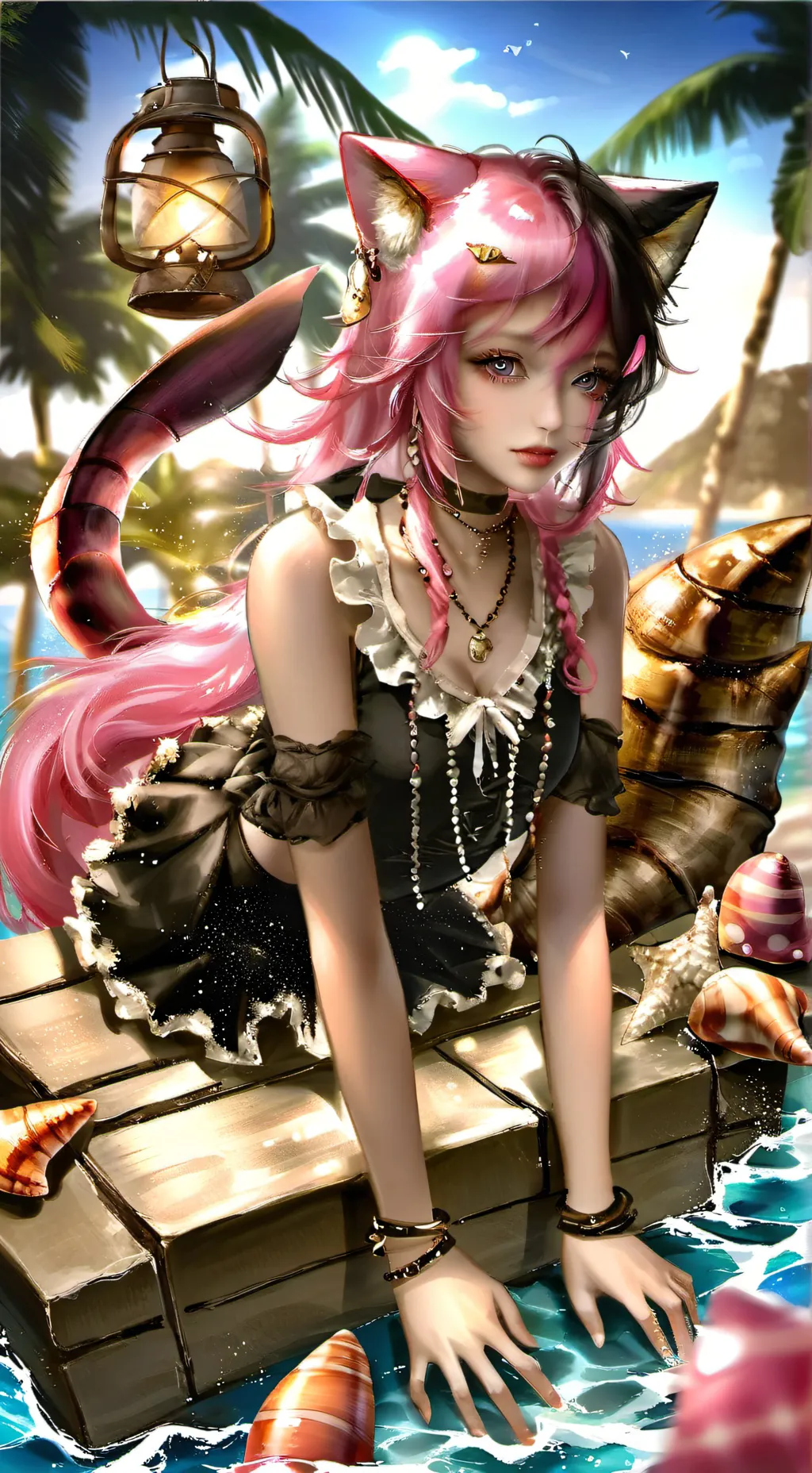 ai character: Siren-Pearl background