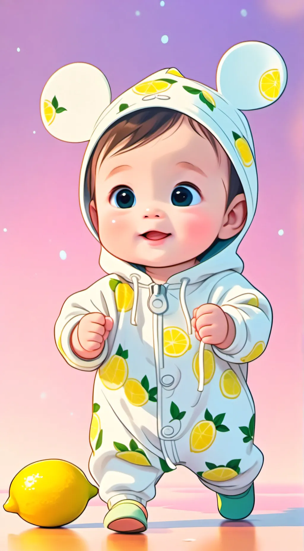 ai character: cute background