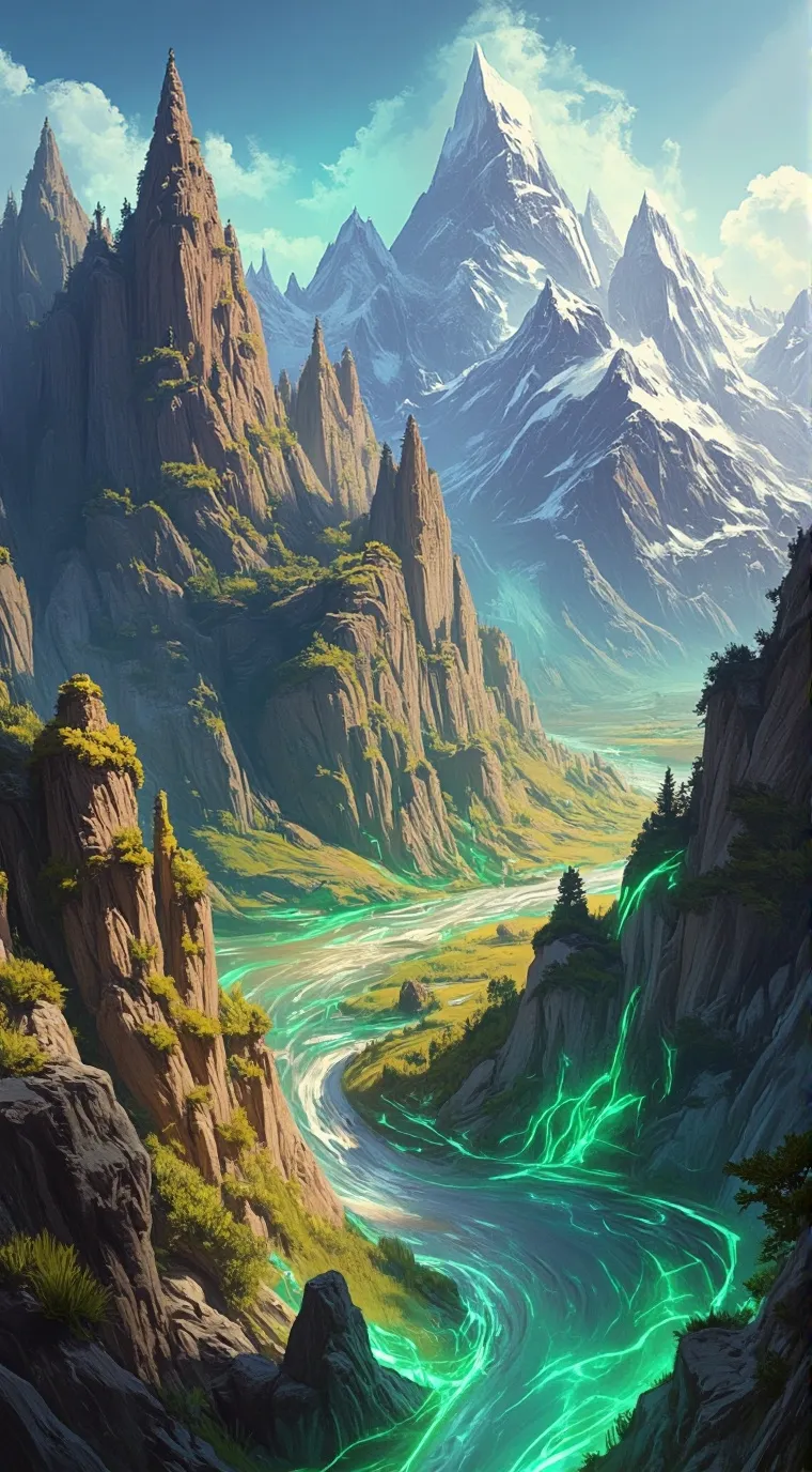 ai character: mundo de fantasia background