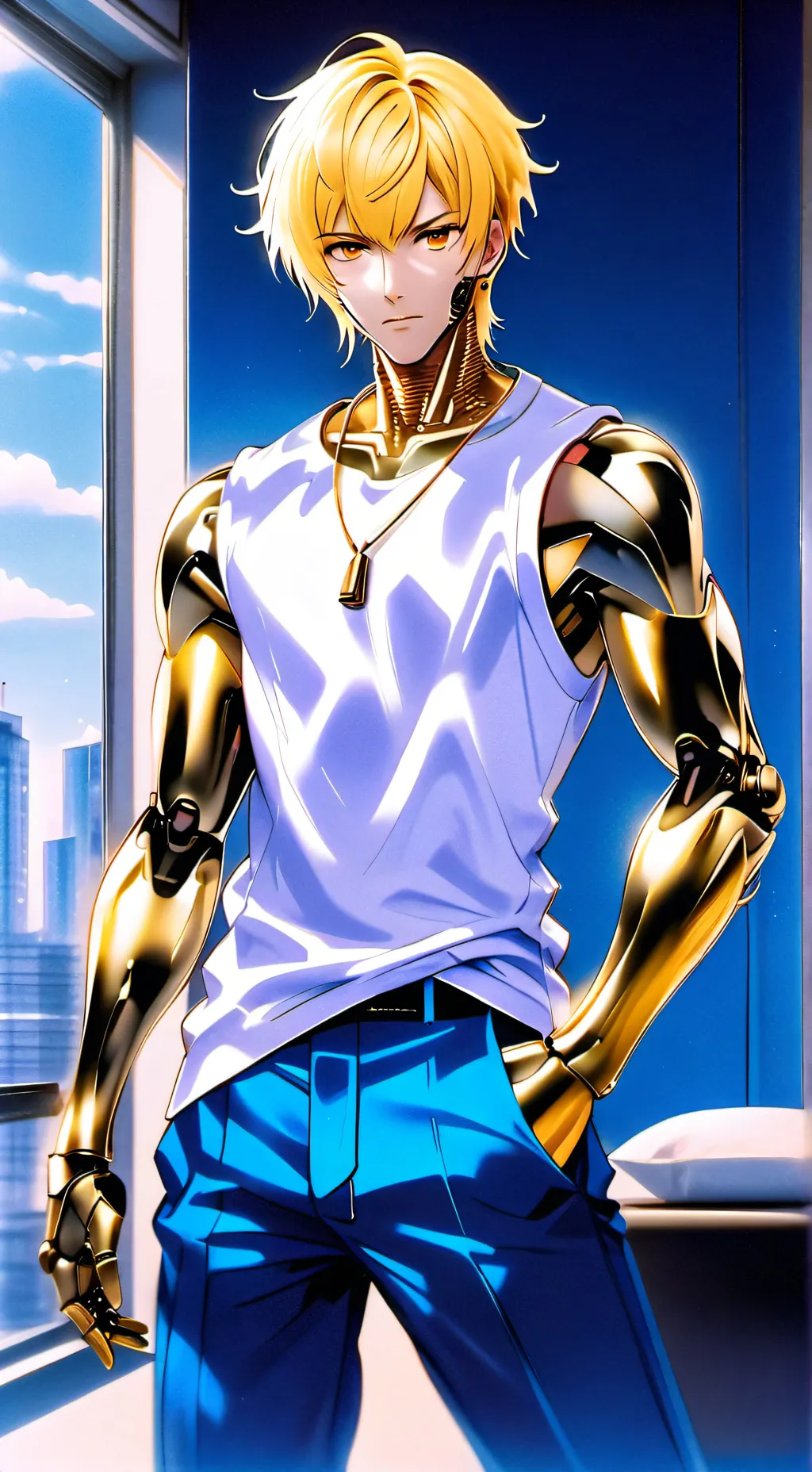 ai character: Genos background