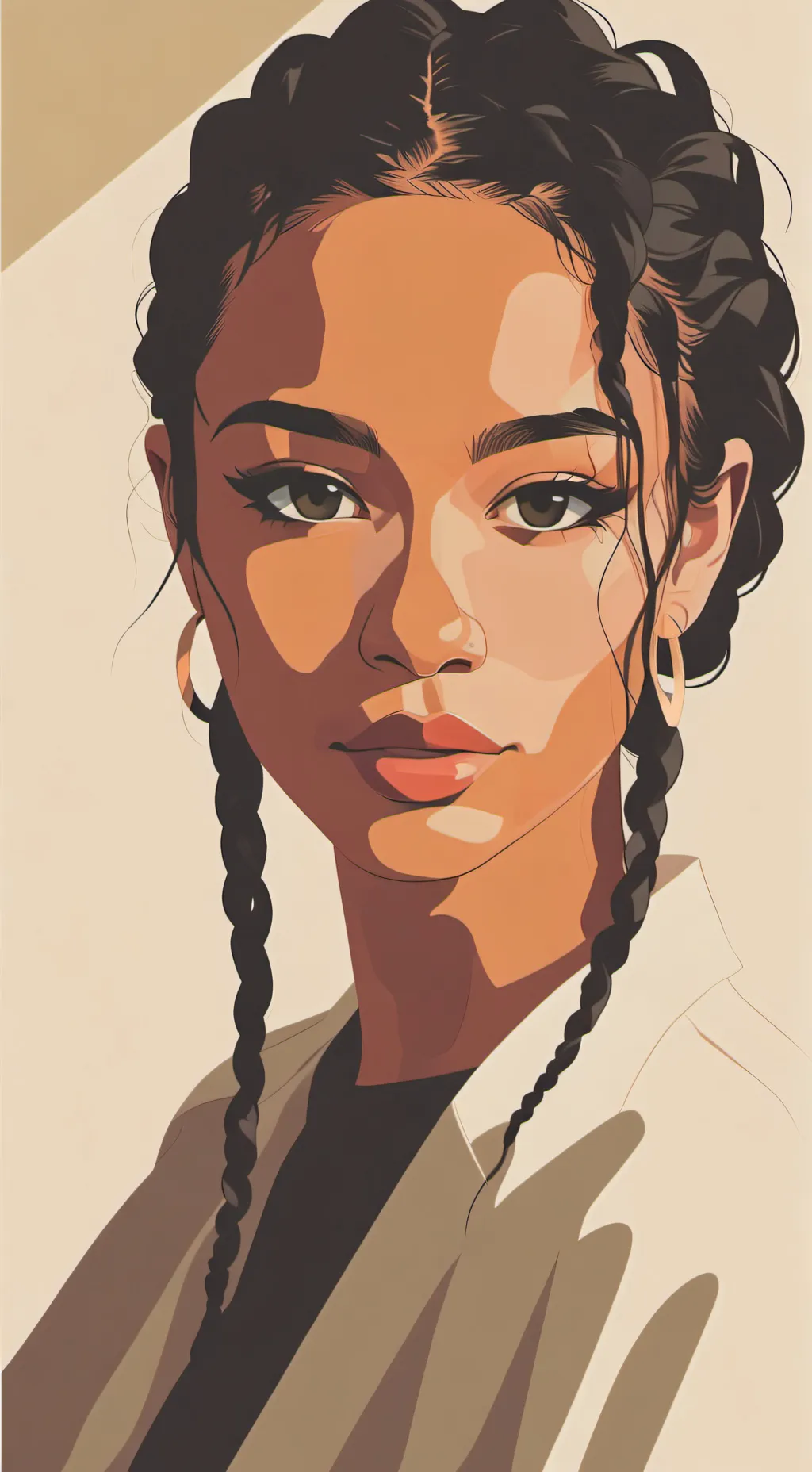 ai character: Aria background