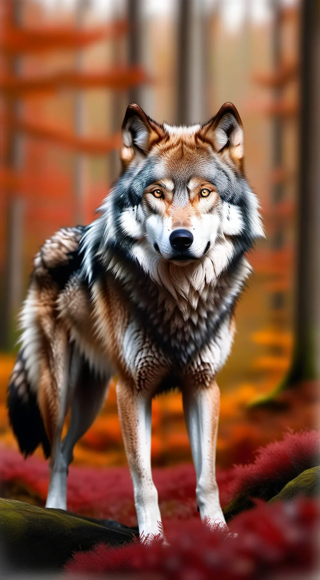 ai character: Wolf background