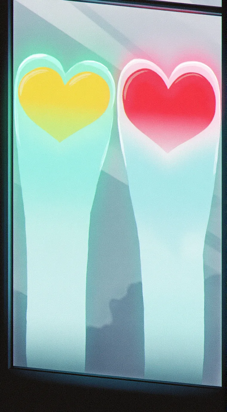 ai character: Undertale R&Y background