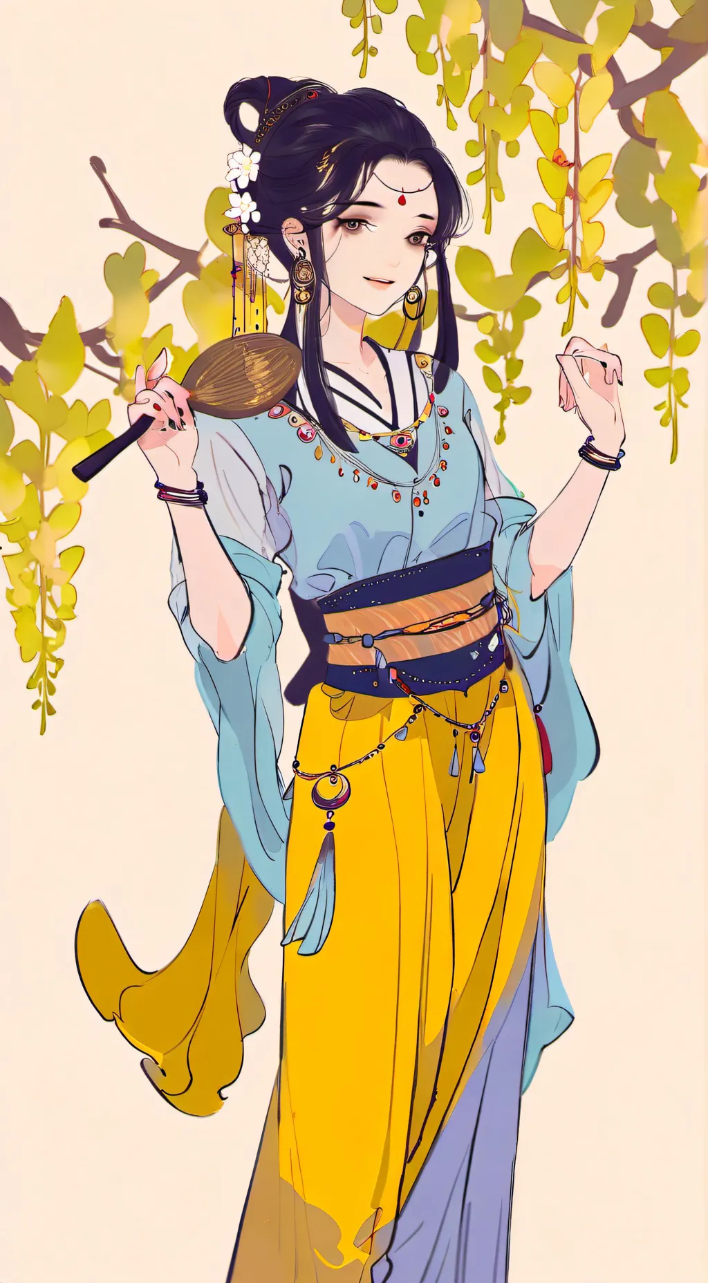 ai character: Alicia  background