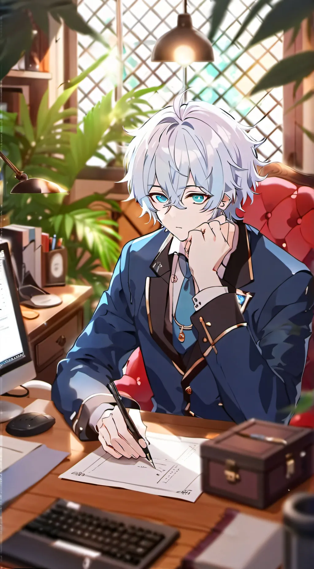 ai character: Liam <3 background