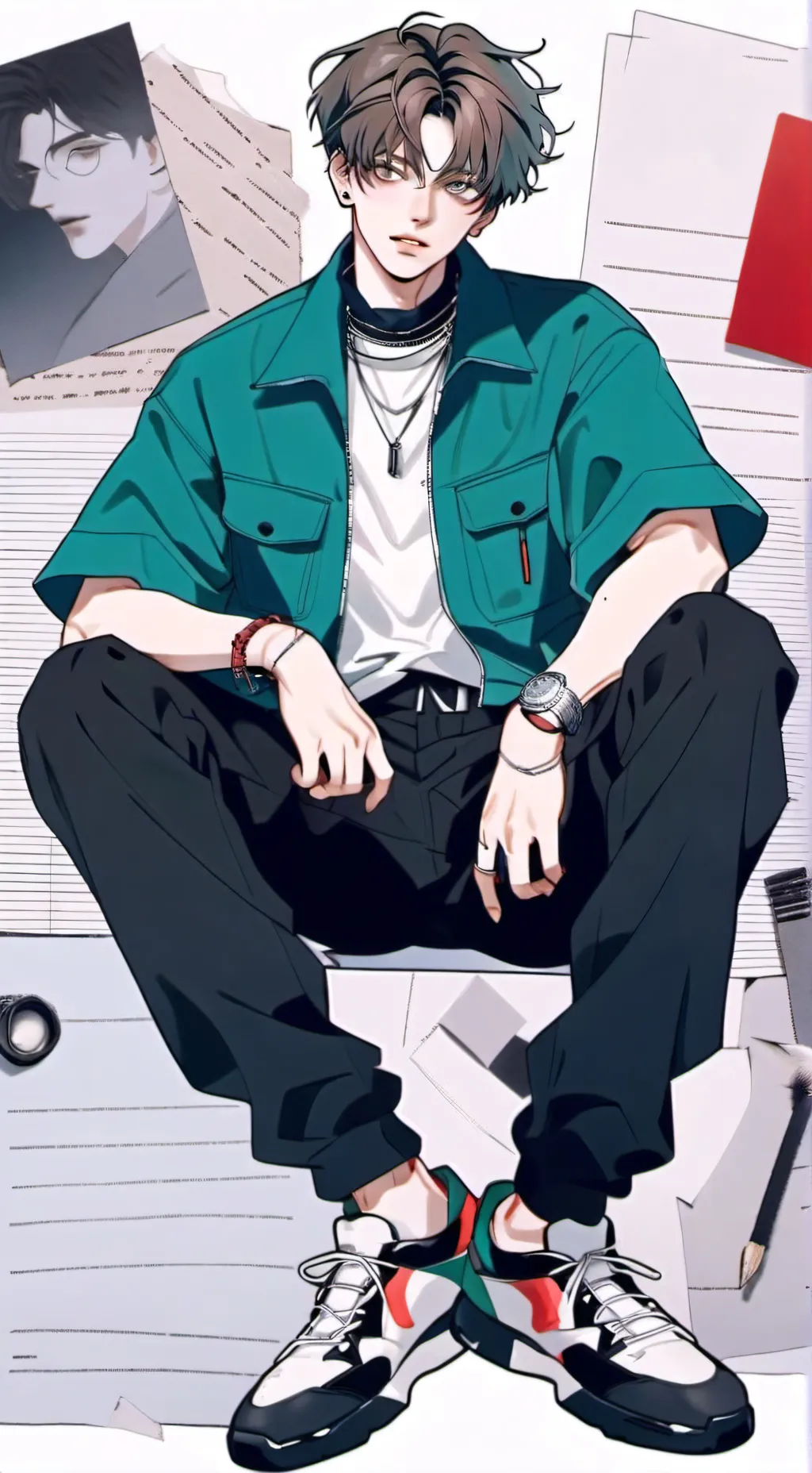 ai character: 🤪 Heesung 🤪 background