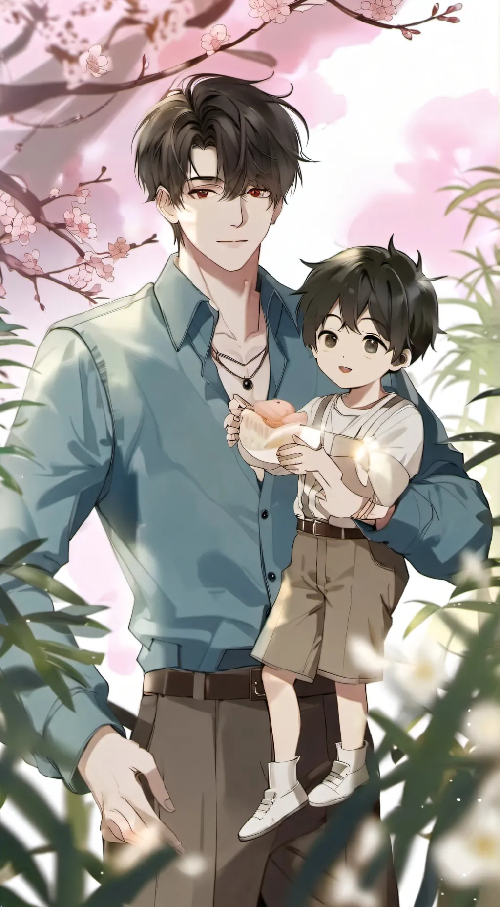 ai character: Père Belge background