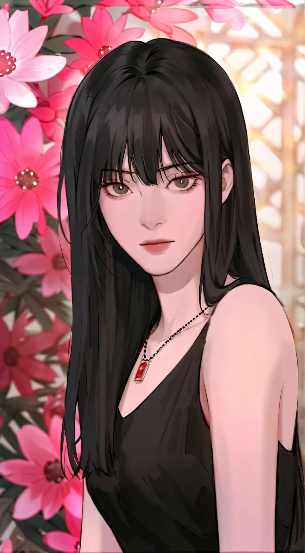 ai character: Kang Yuna  background