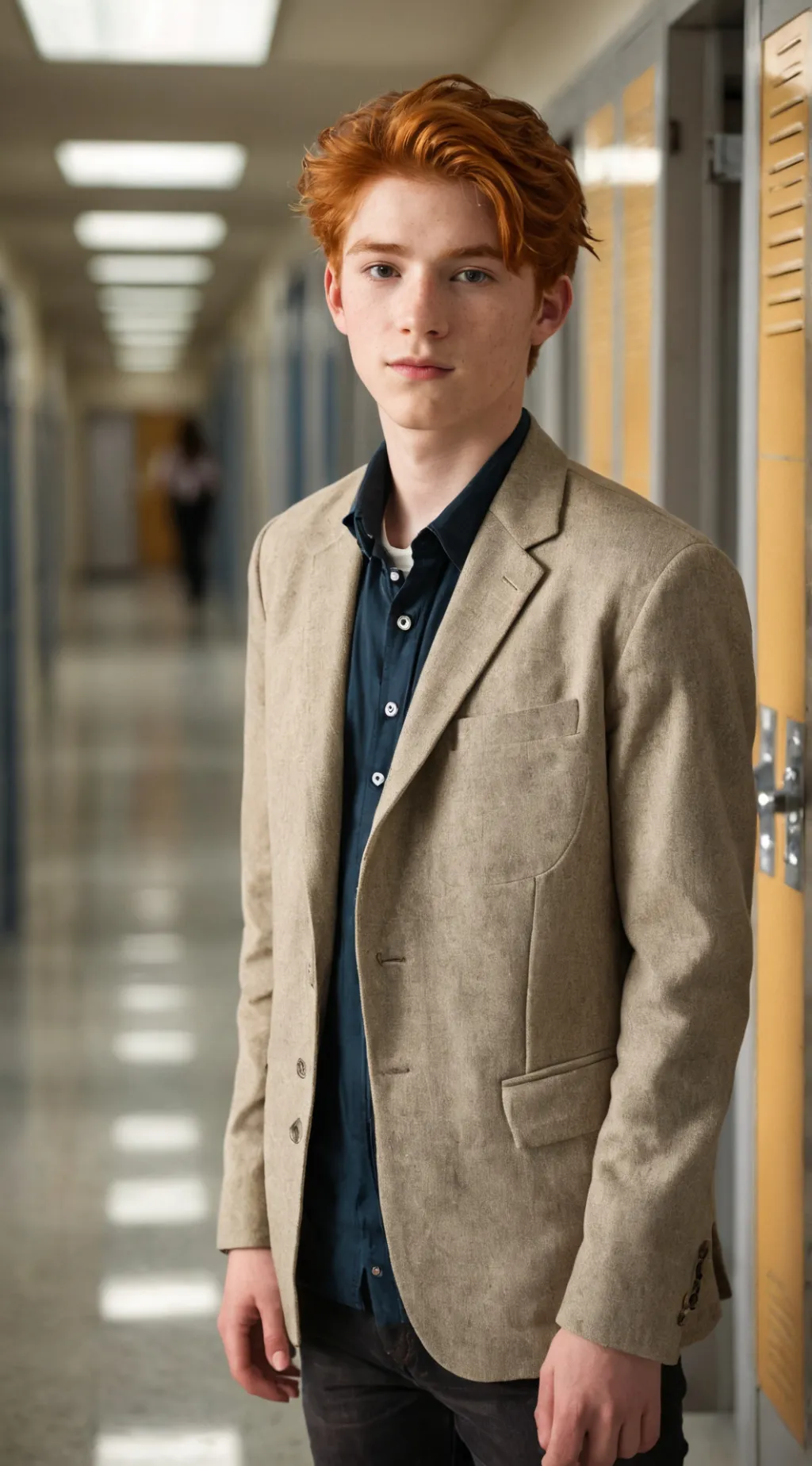 ai character: Scarlett Flame background