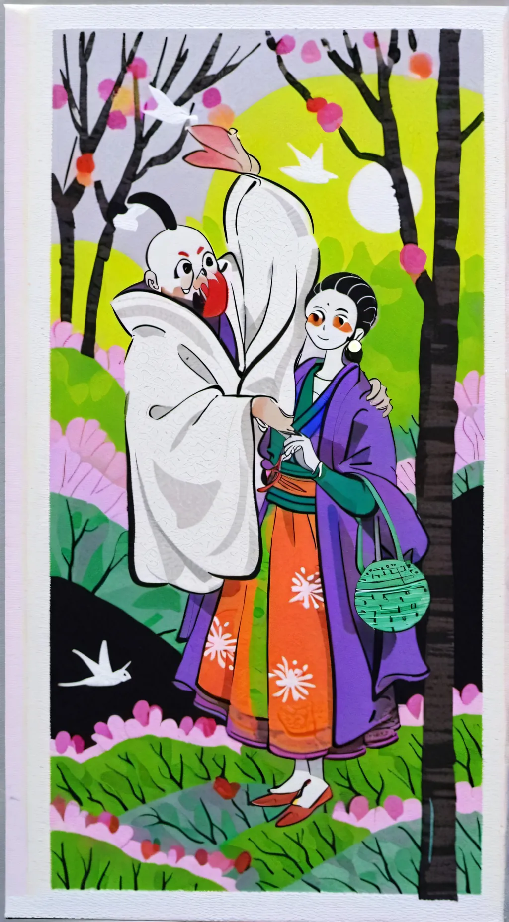 ai character: Dw infection au background