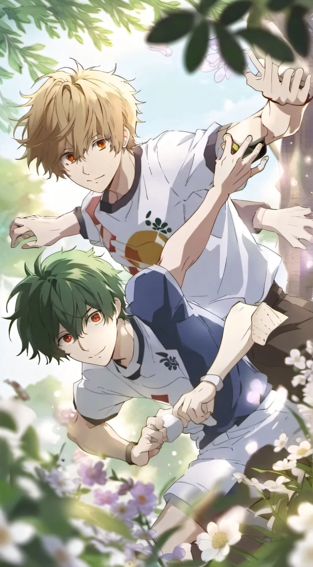 ai character: Deku x bakuno  background