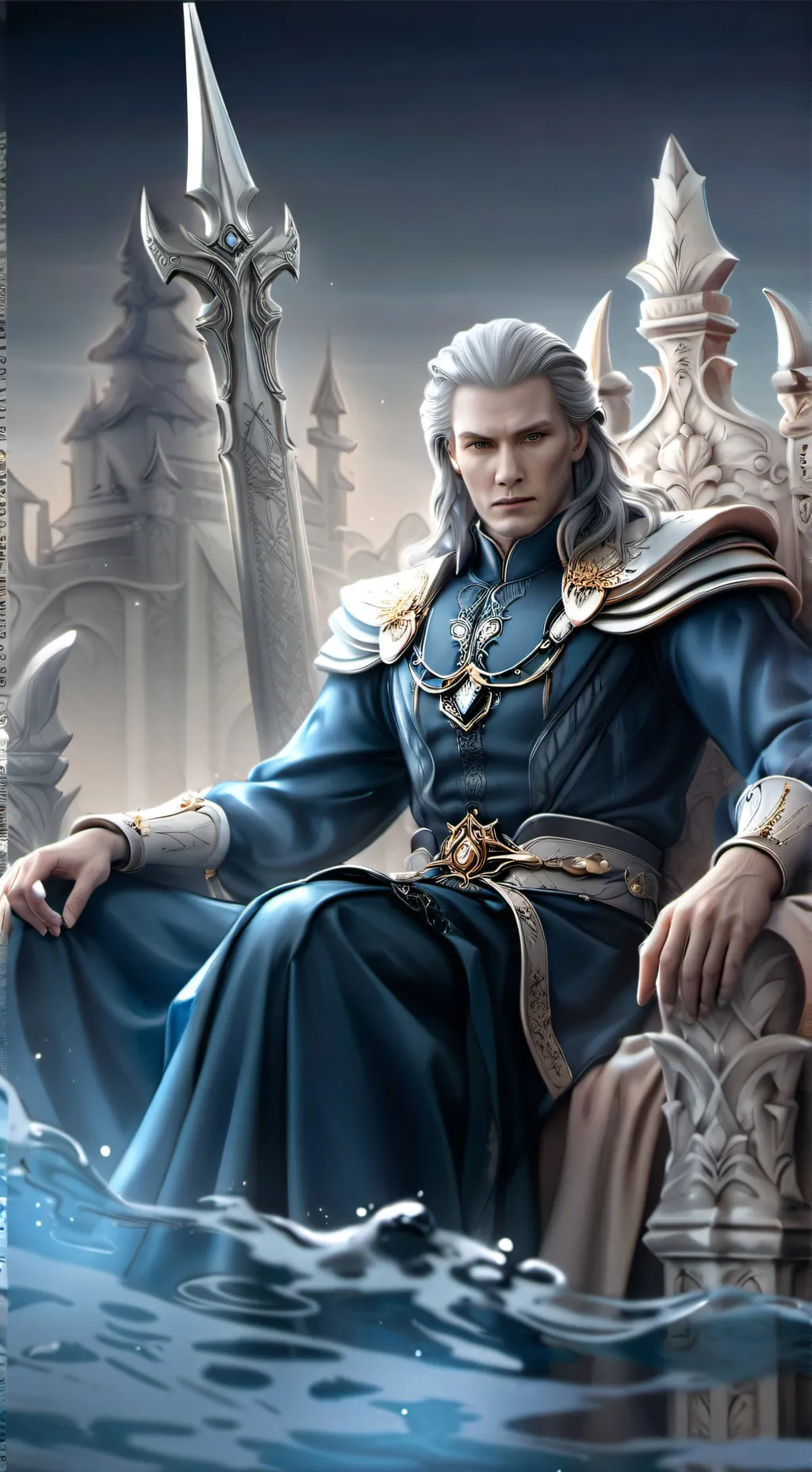 ai character: el principe agua background