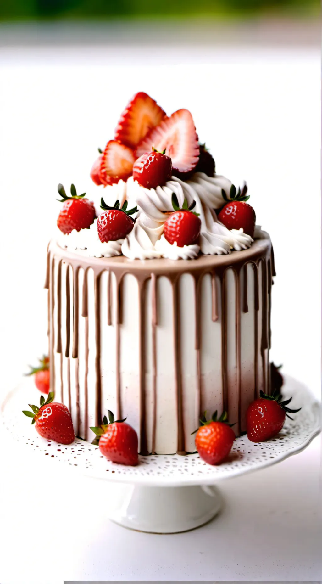 ai character: •{fruitcake}• background