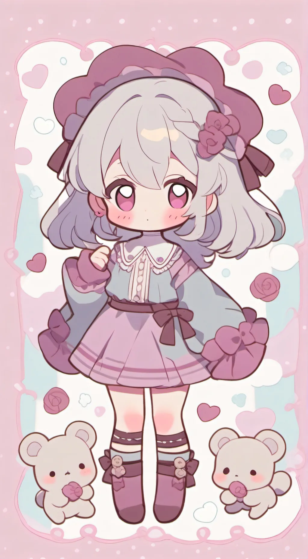 ai character: •°Lily°• background