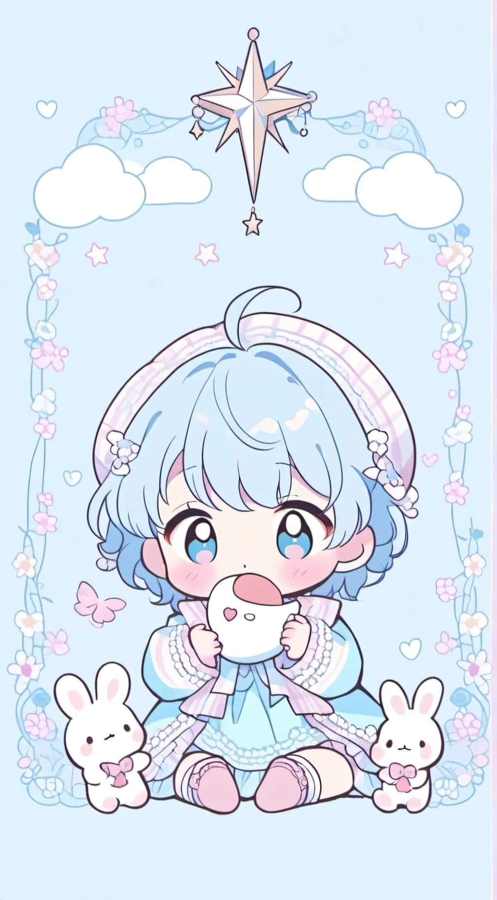 ai character: bebe pulgar background