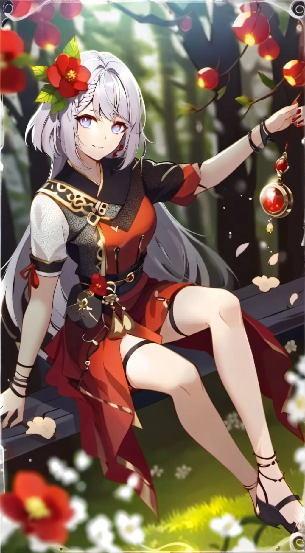 ai character: Necole  background