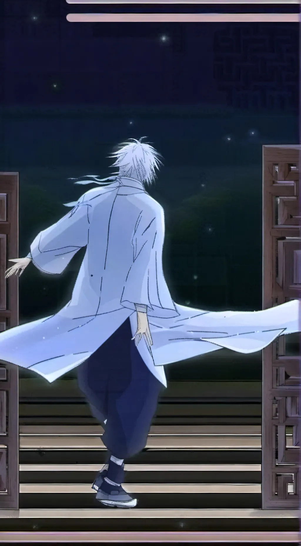 ai character: GOJO SATORU background