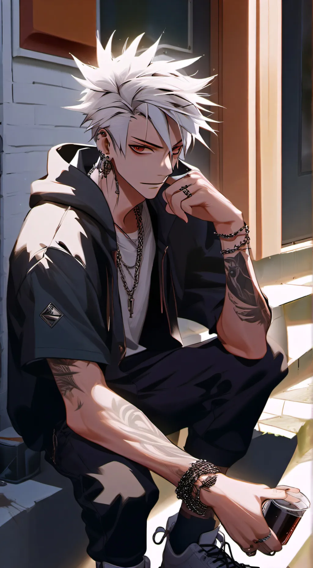 ai character: Ari  background