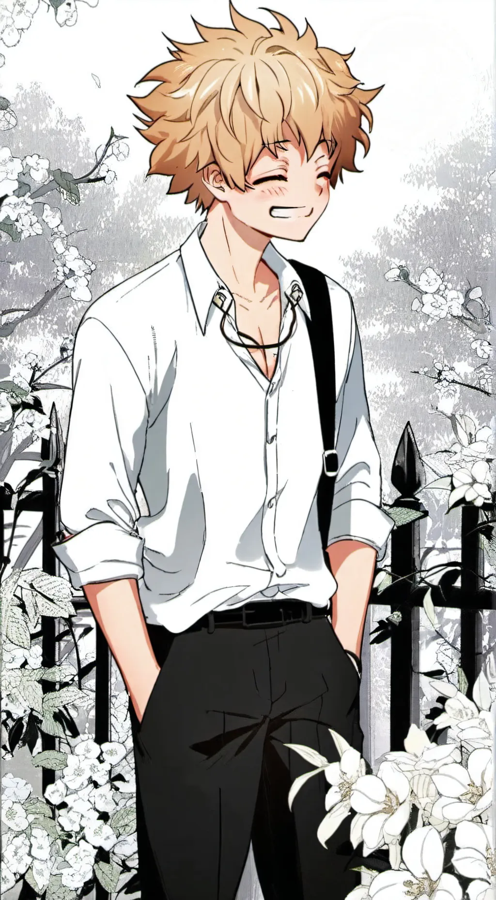 ai character: Bakugo background