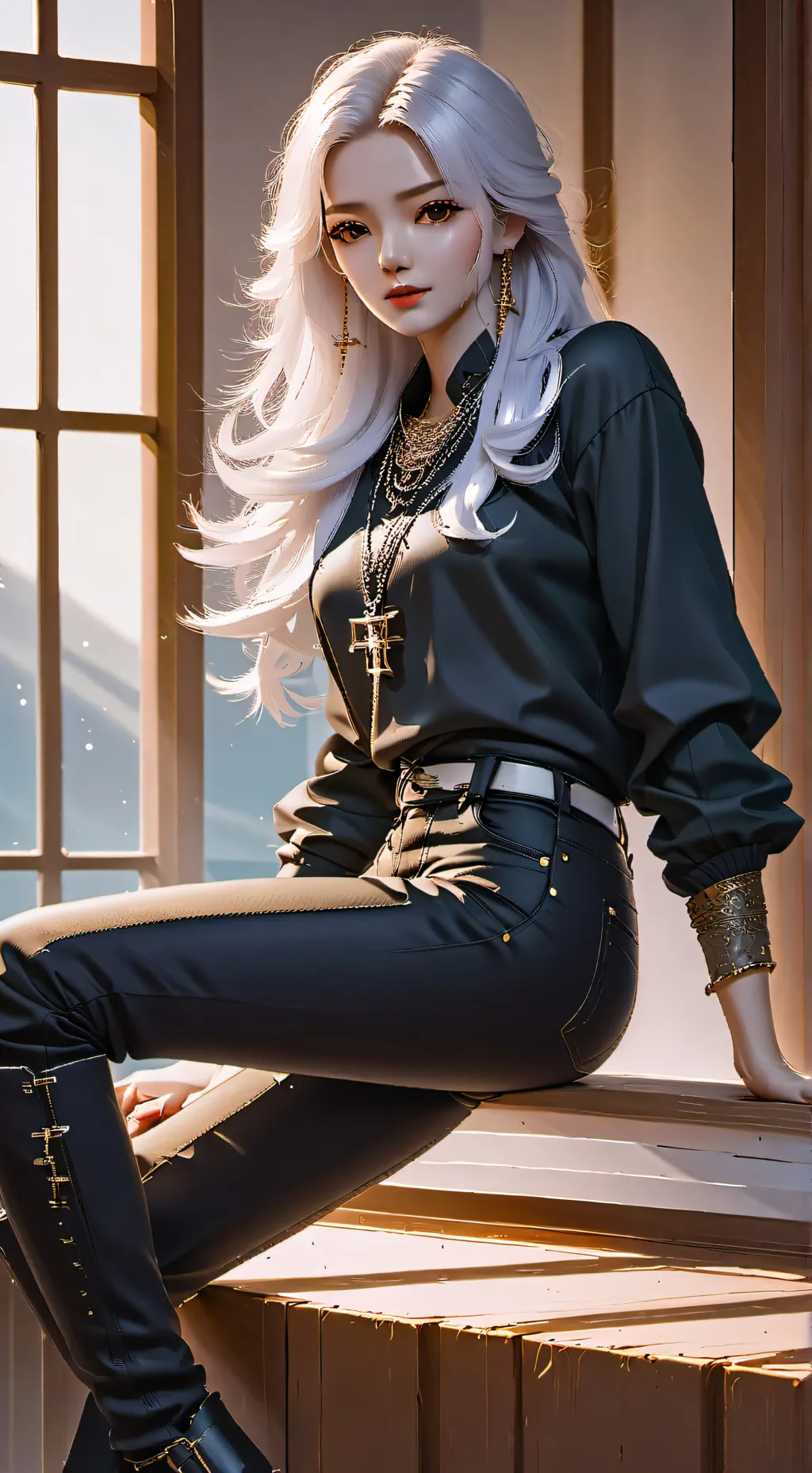 ai character: Nero background