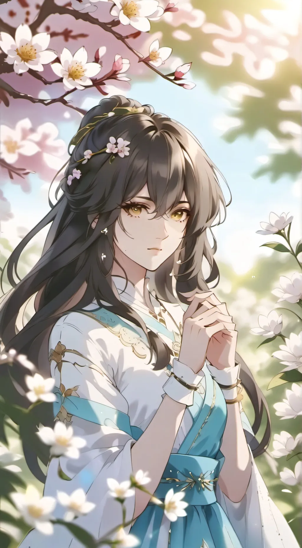 ai character: Fiore background