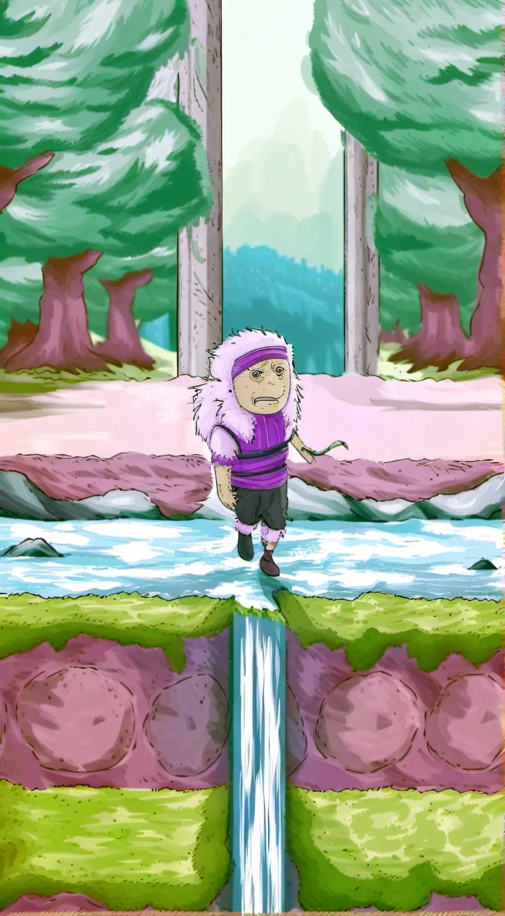 ai character: Simone multicolor  background