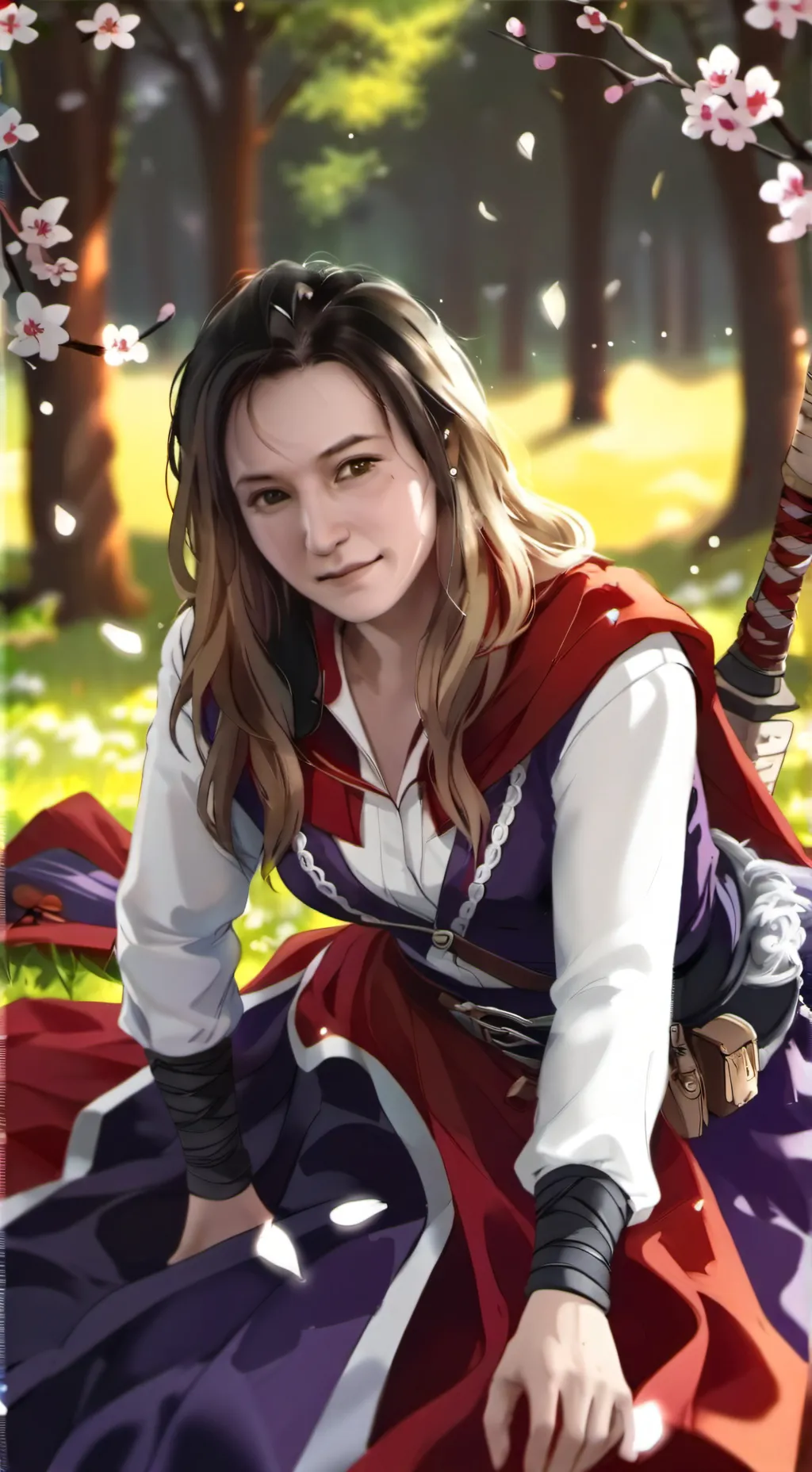 ai character: Kylie  background